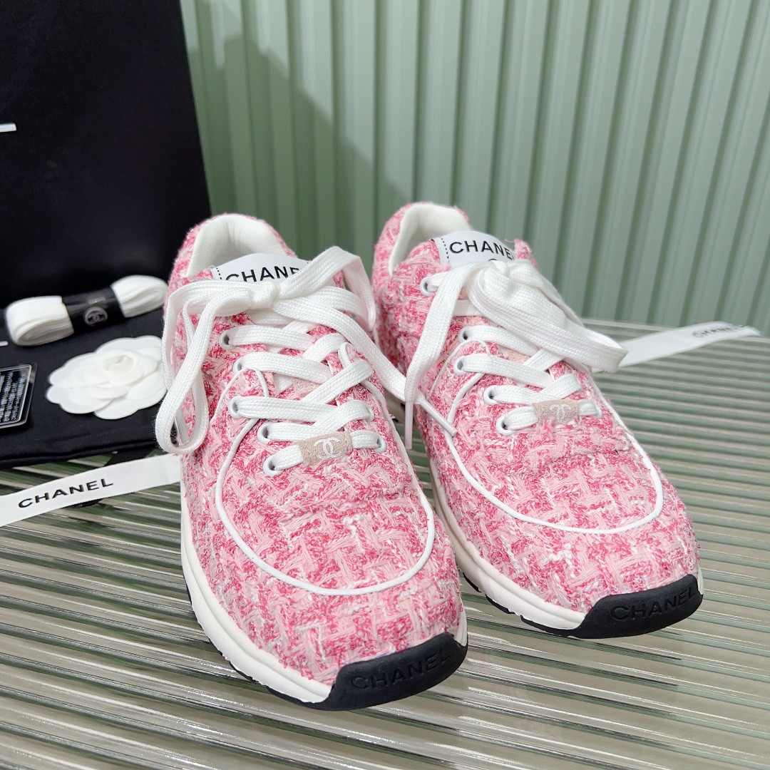 UA CHANEL SNEAKERS Tweed