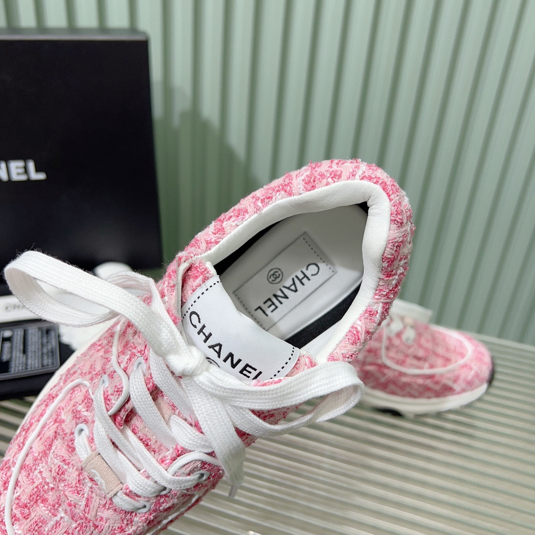 UA CHANEL SNEAKERS Tweed