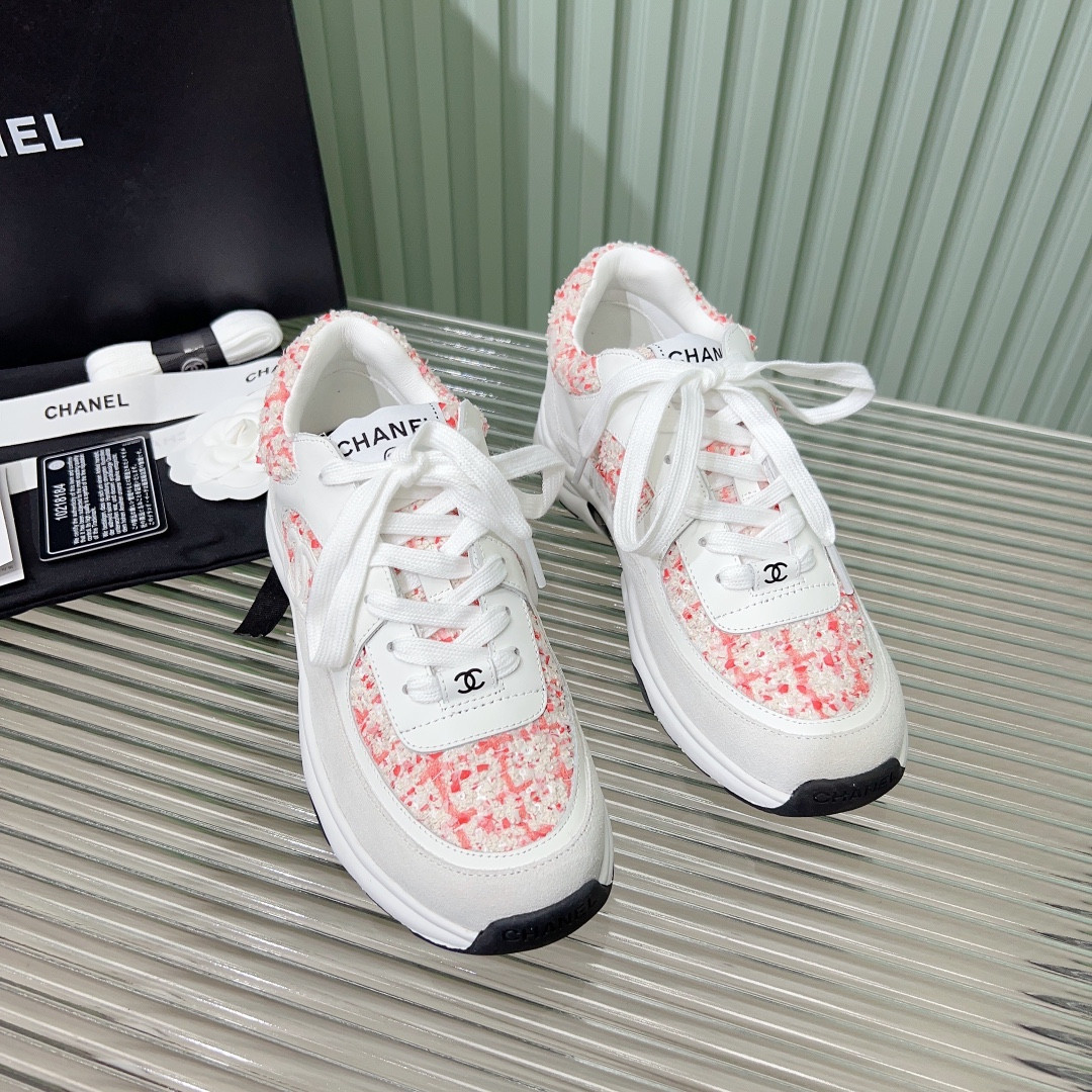 UA CHANEL SNEAKERS Tweed