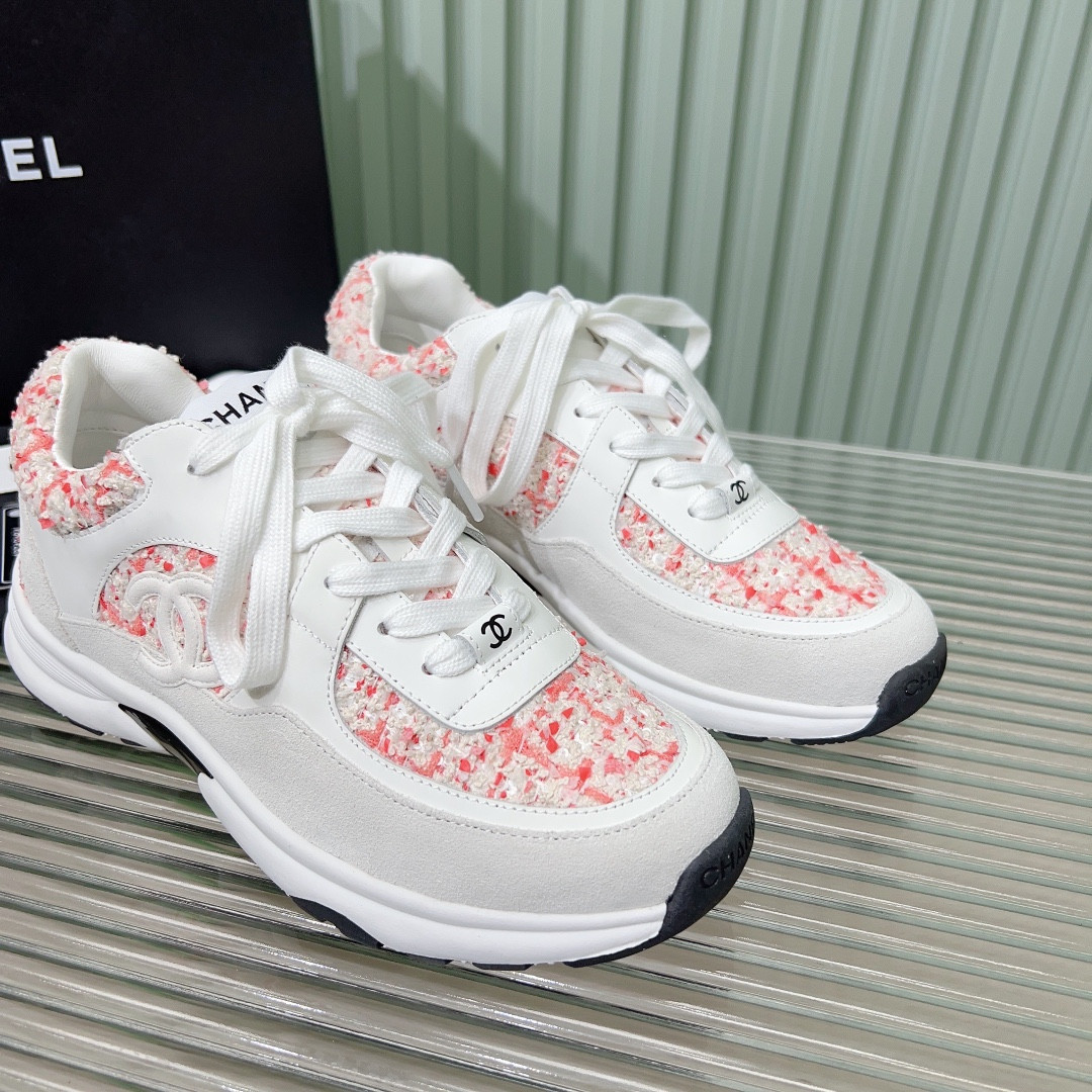 UA CHANEL SNEAKERS Tweed