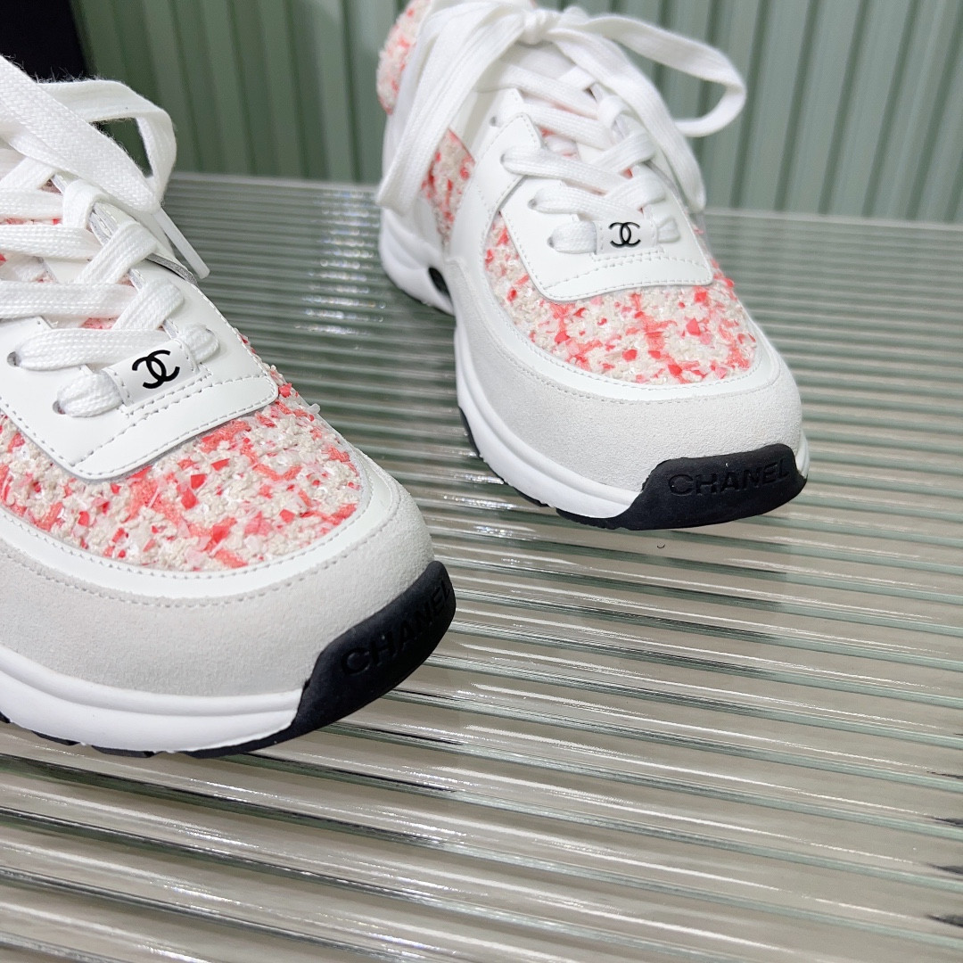 UA CHANEL SNEAKERS Tweed