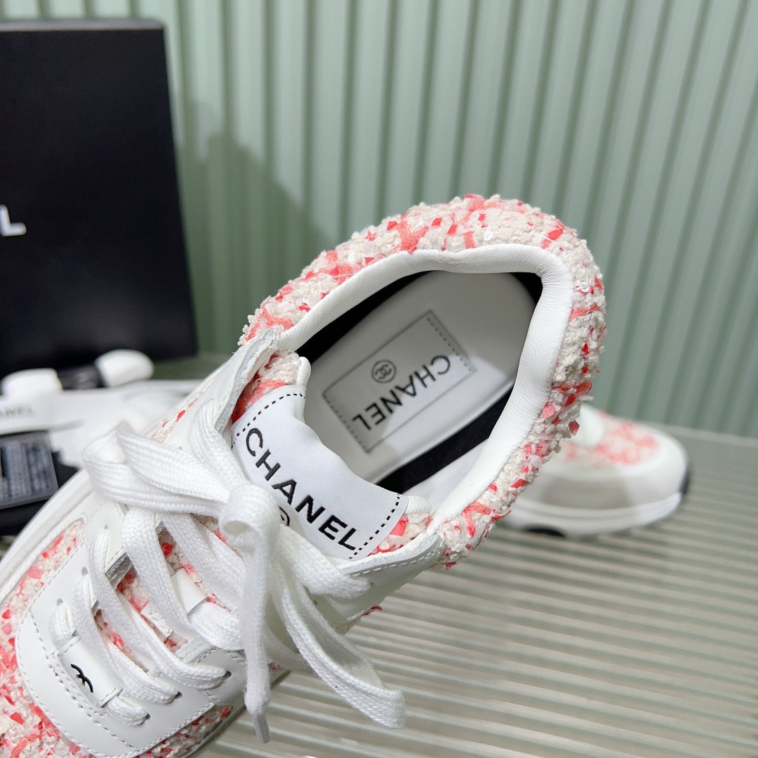 UA CHANEL SNEAKERS Tweed