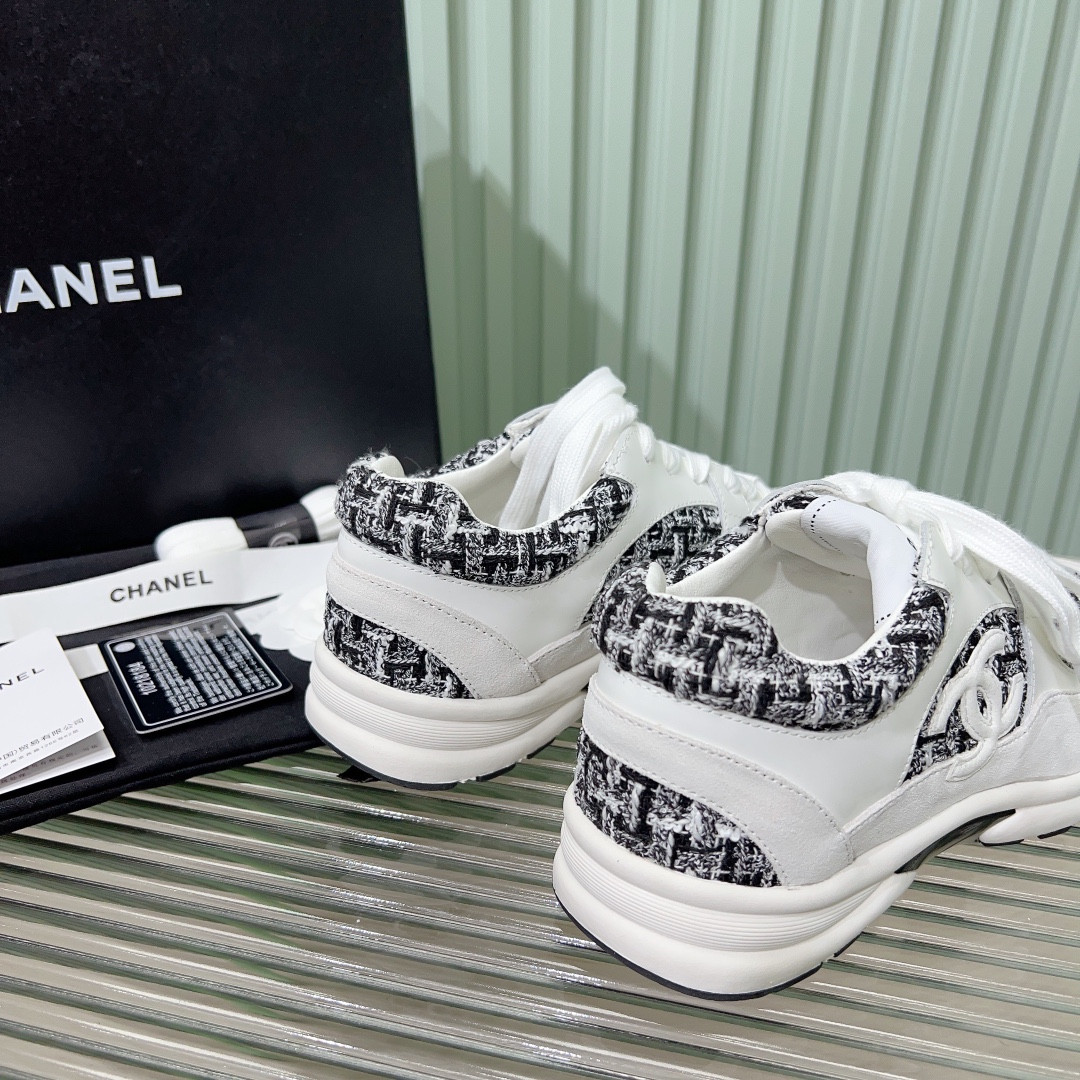UA CHANEL SNEAKERS Tweed