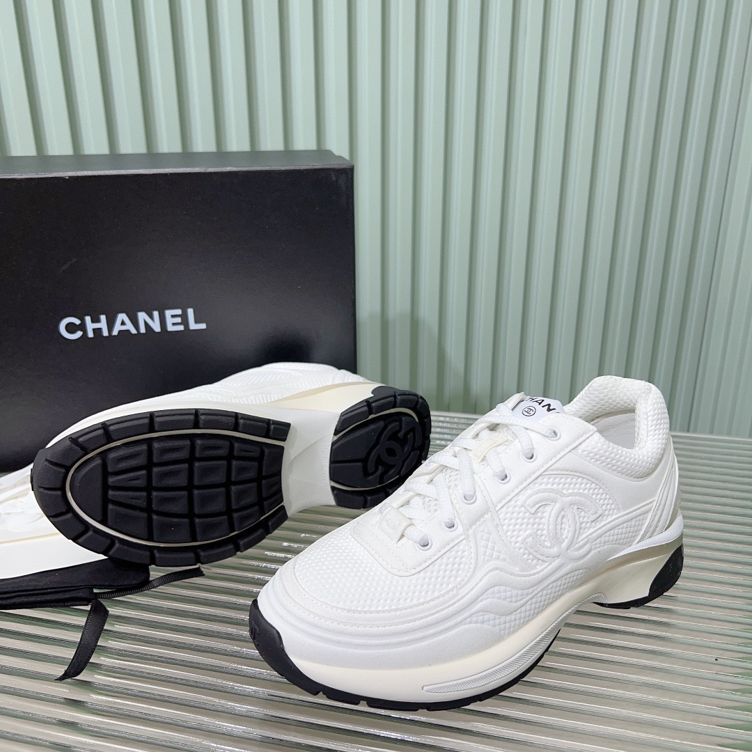 UA CHANEL SNEAKERS Fabric