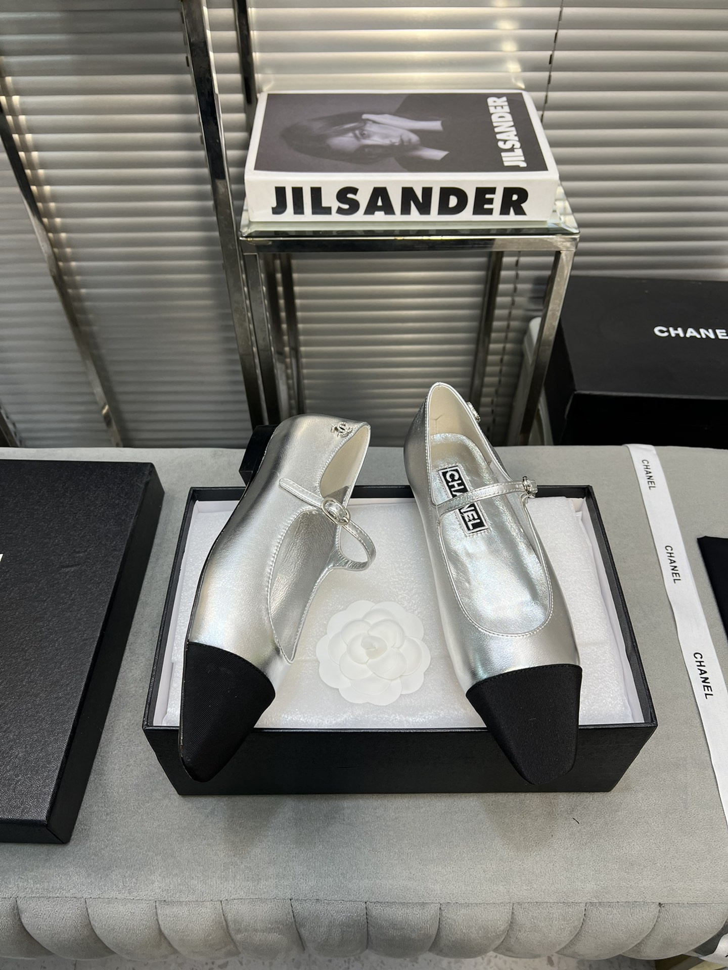 UA CHANEL MARY JANES Lambskin