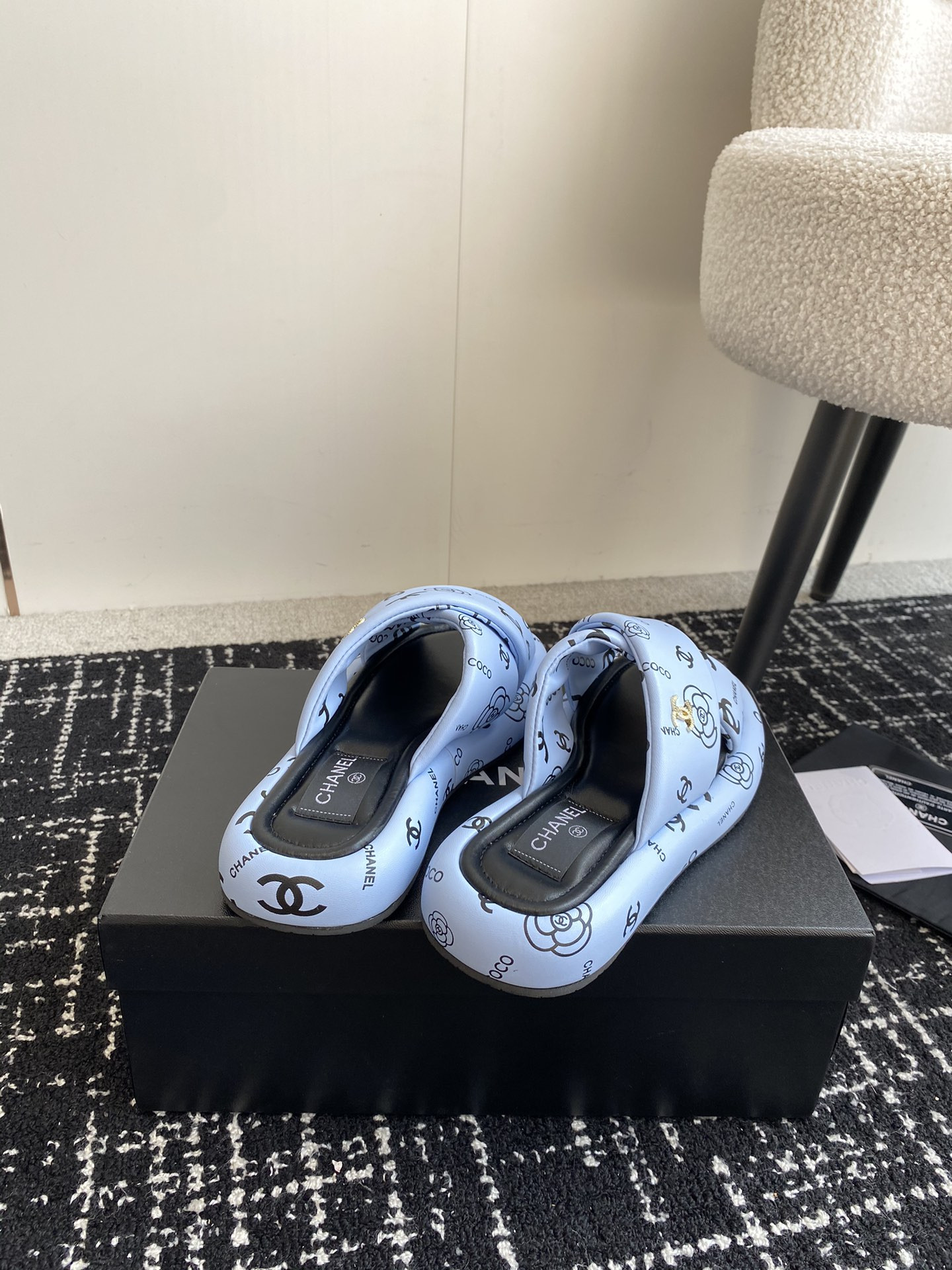 UA CHANEL SLIPPERS