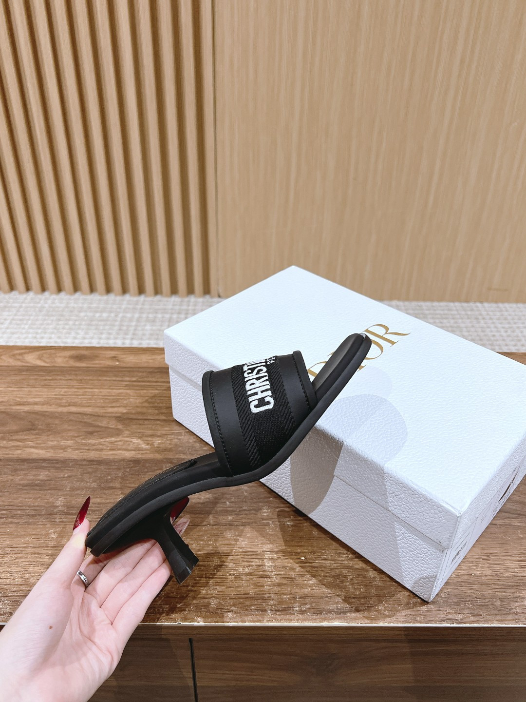 DIOR Dway Heeled Slide