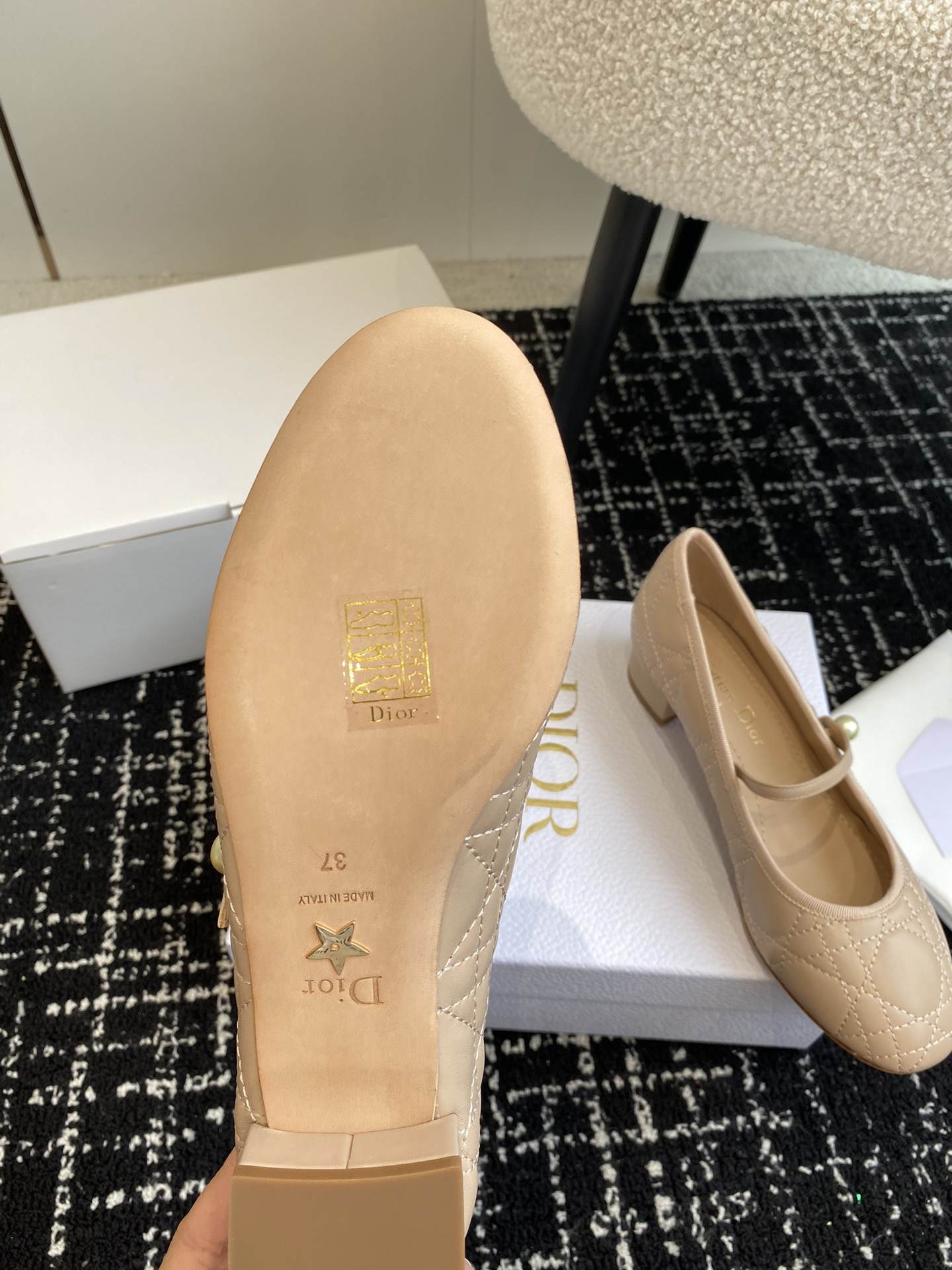UA Dior Ballet Pump Nude