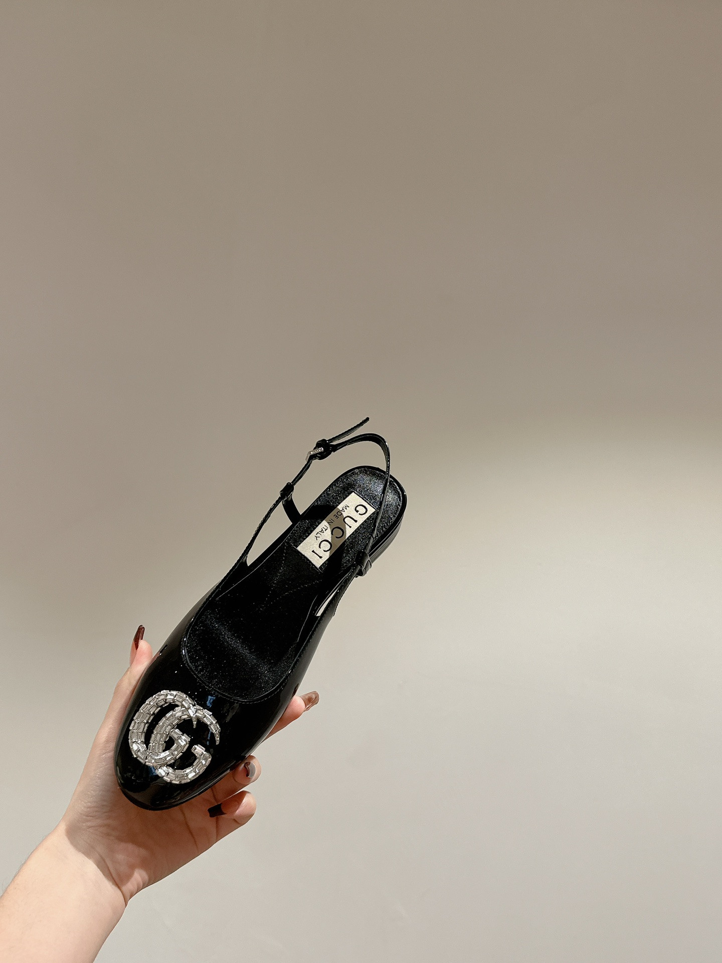 UA GUCCI BALLERINA WITH DOUBLE G