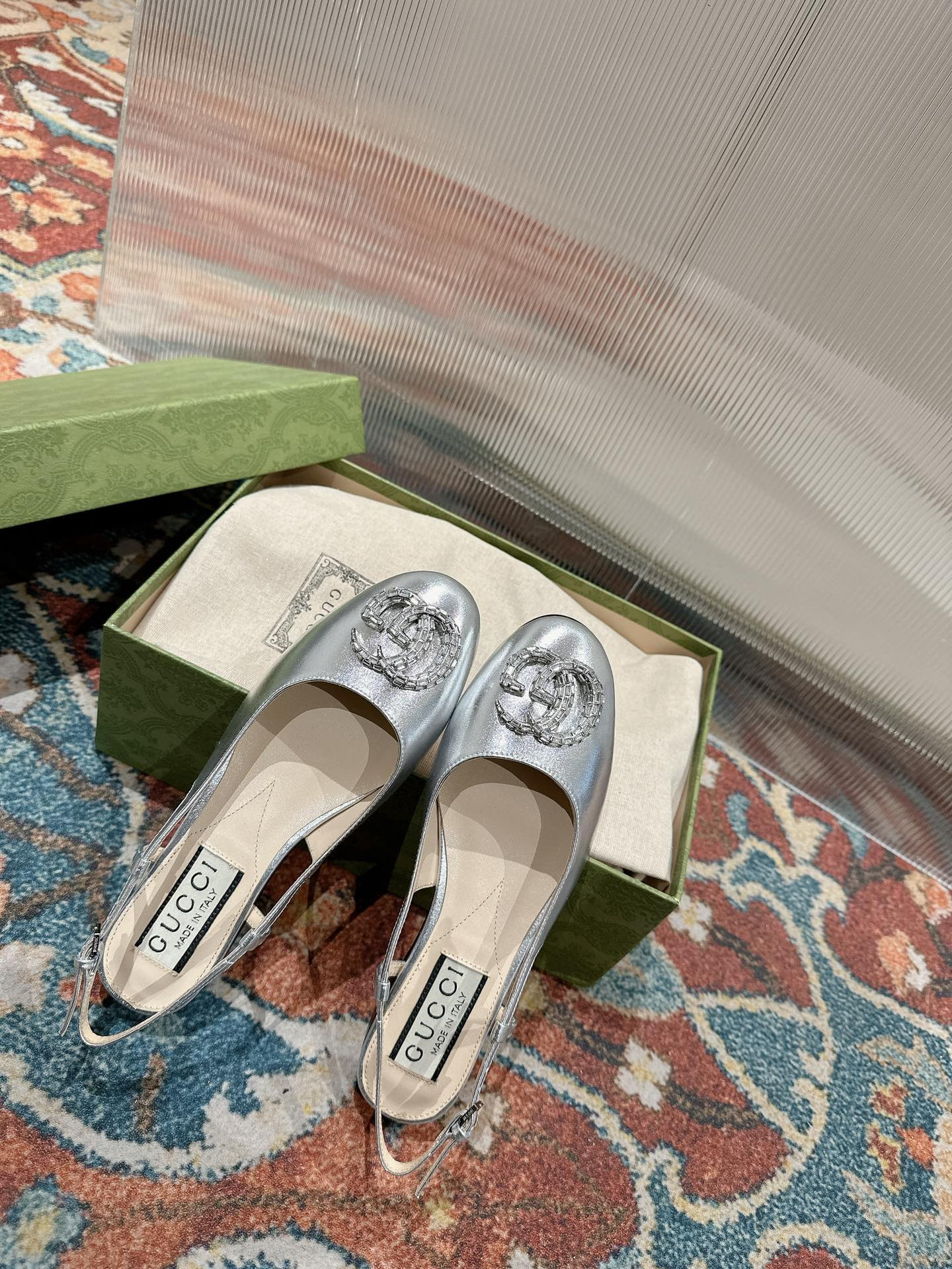 UA GUCCI BALLERINA WITH DOUBLE G