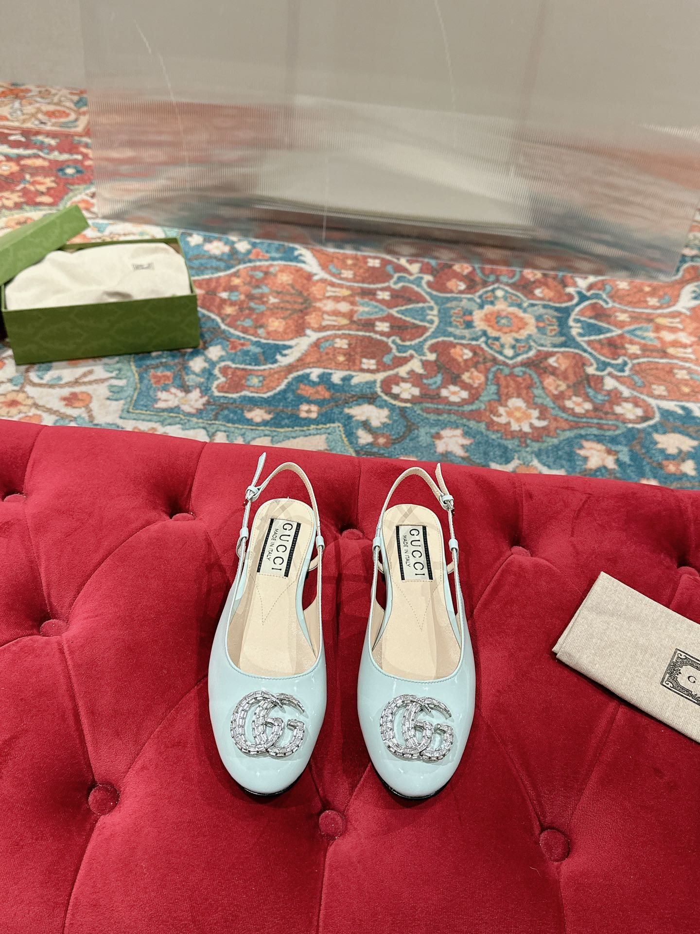 UA GUCCI BALLERINA WITH DOUBLE G