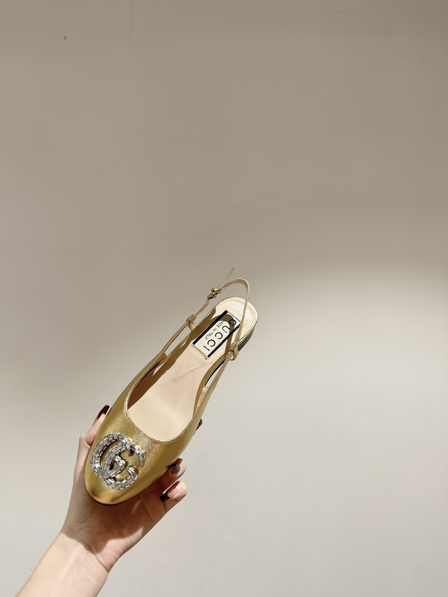 UA GUCCI BALLERINA WITH DOUBLE G