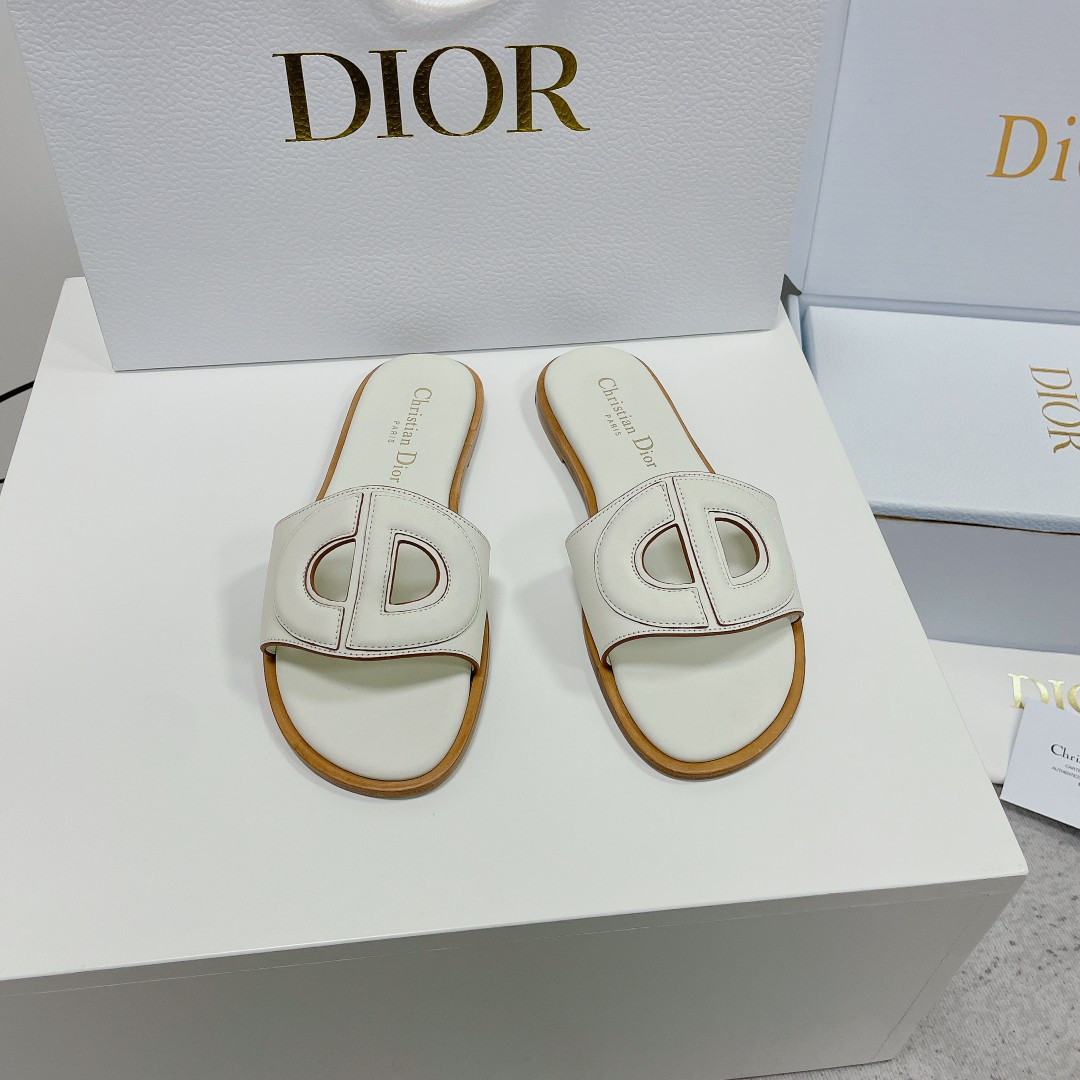 UA DIOR D-Club Slide White