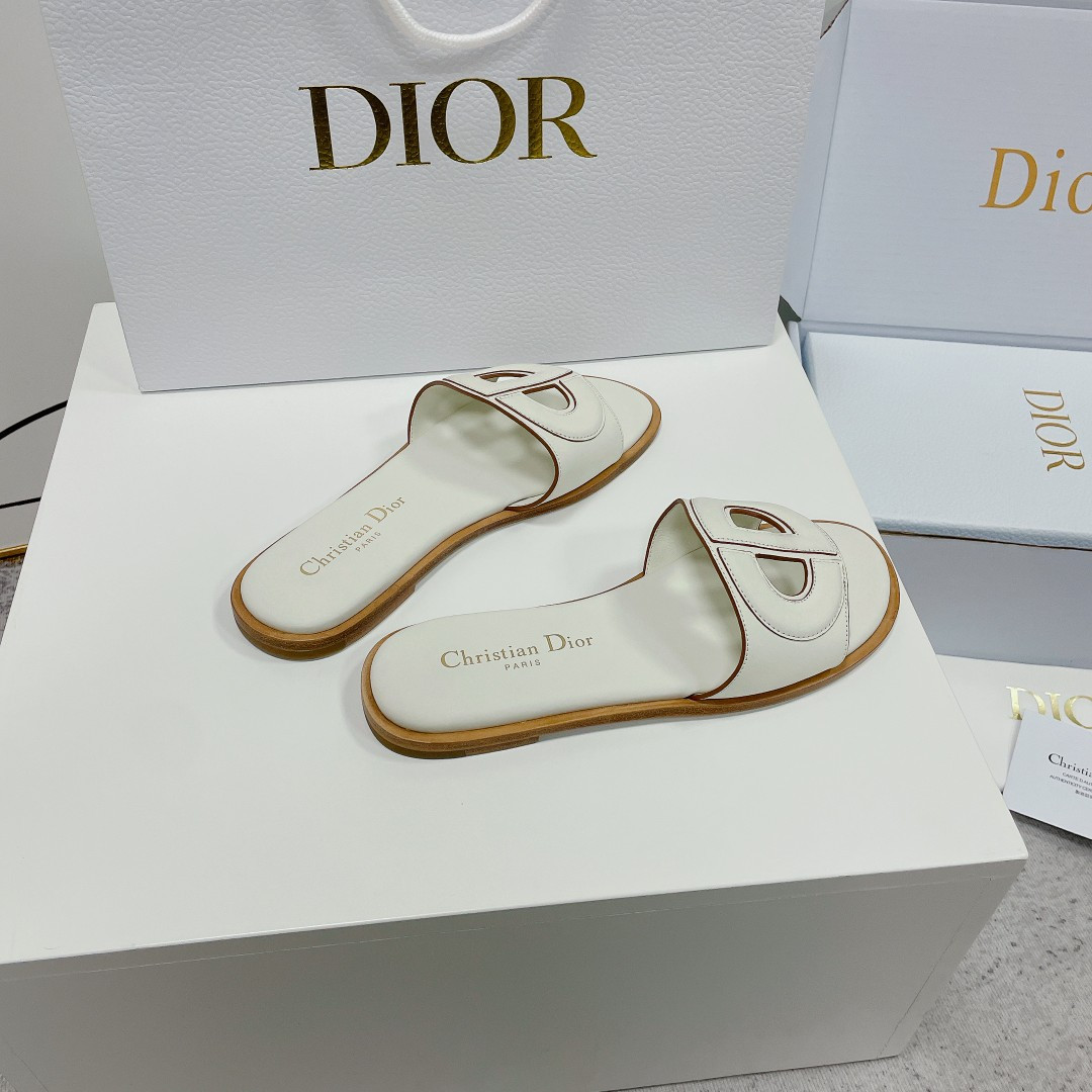 UA DIOR D-Club Slide White