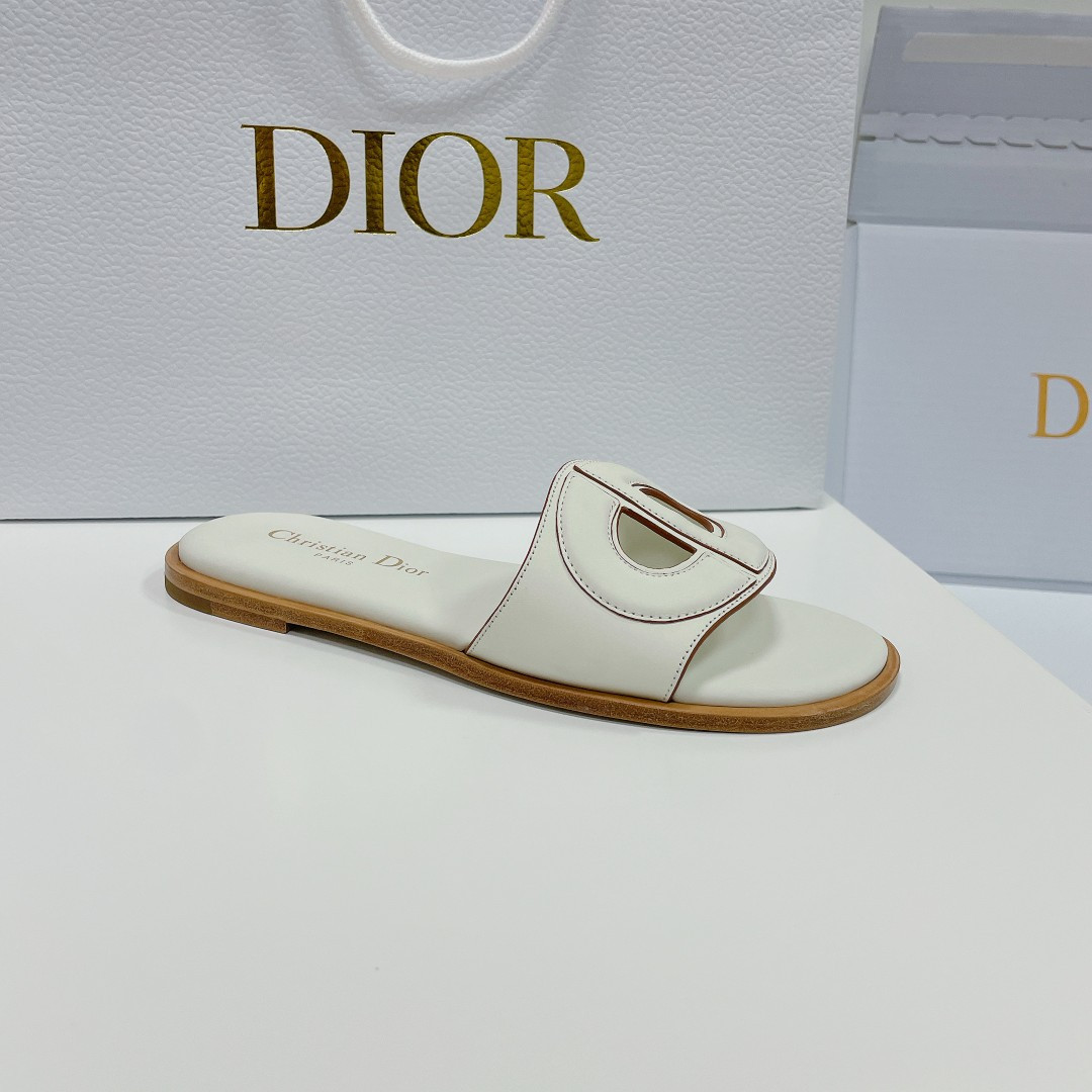 UA DIOR D-Club Slide White