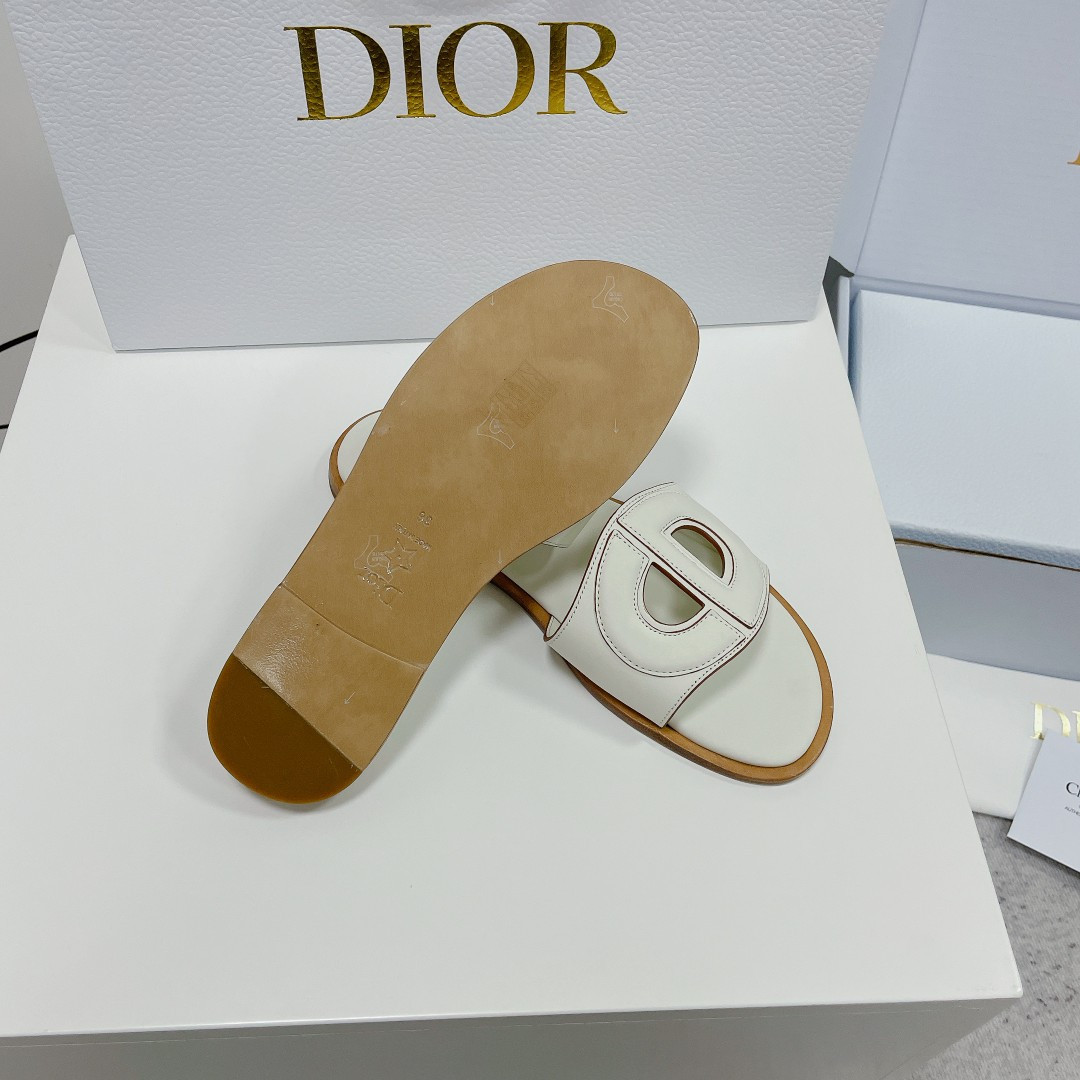 UA DIOR D-Club Slide White