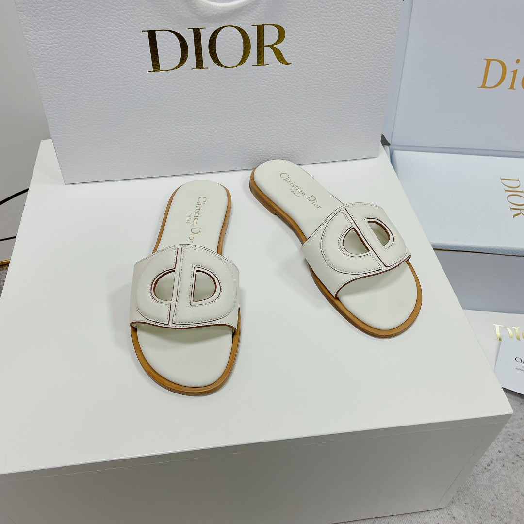 UA DIOR D-Club Slide White