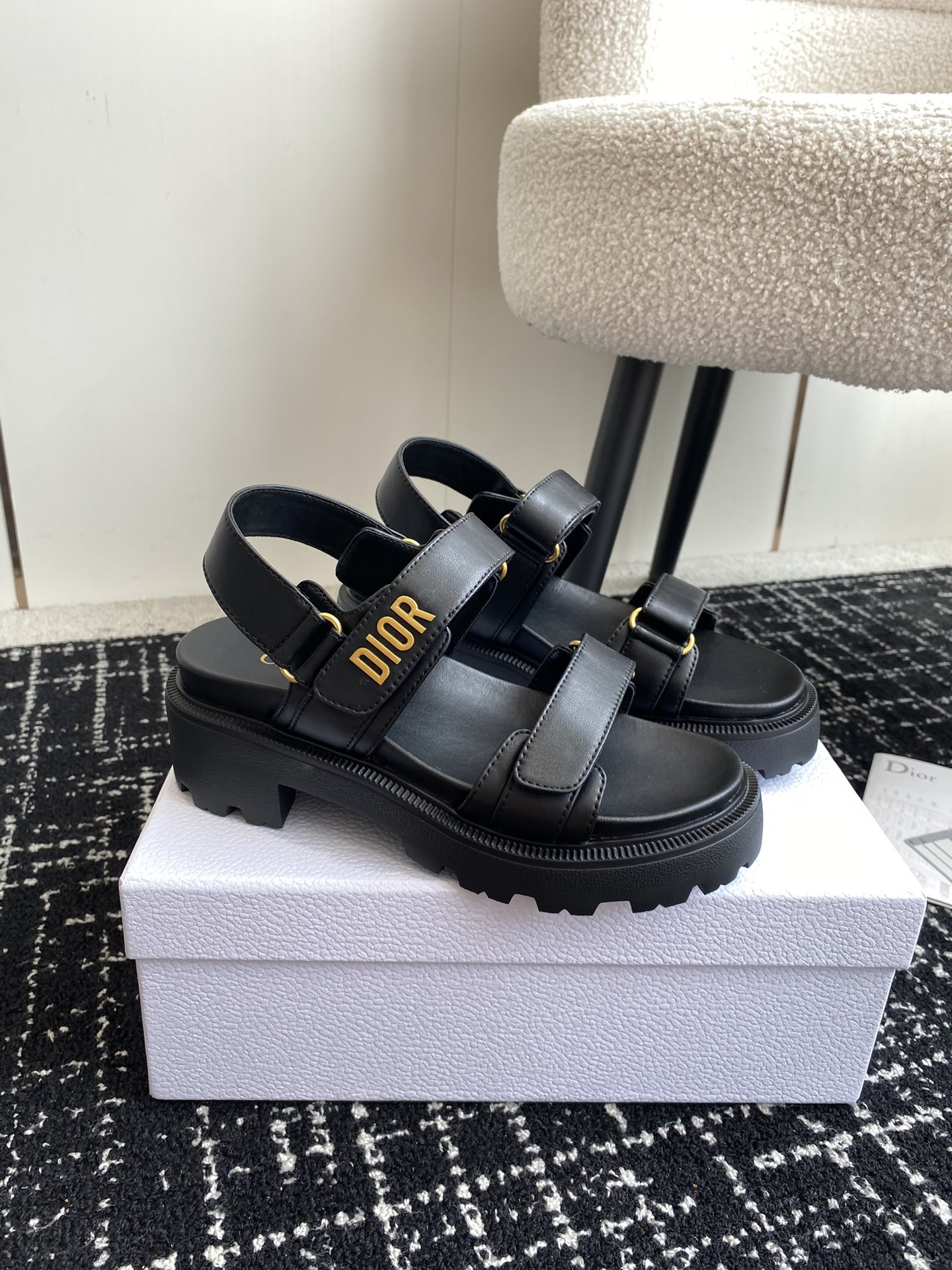 UA Dioract Platform Sandal Black