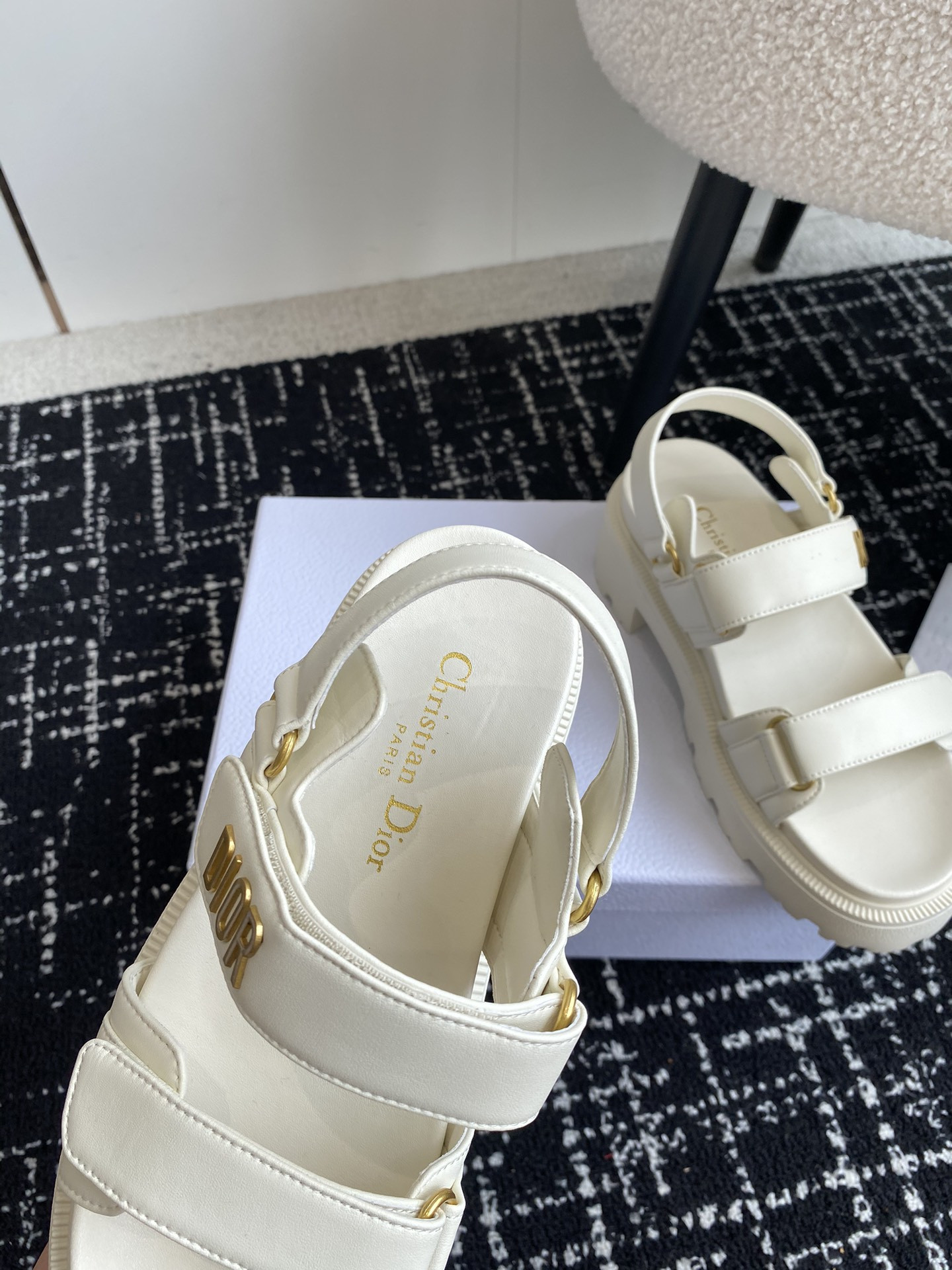 UA Dioract Platform Sandal White