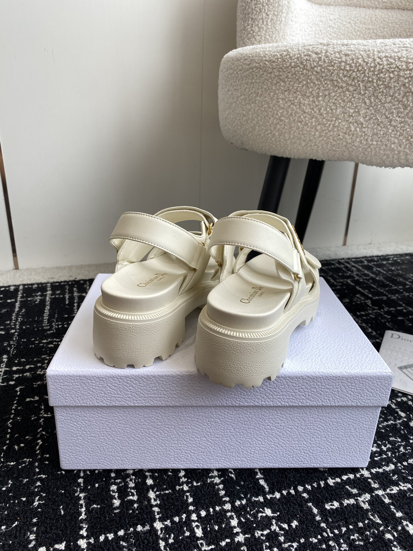 UA Dioract Platform Sandal White