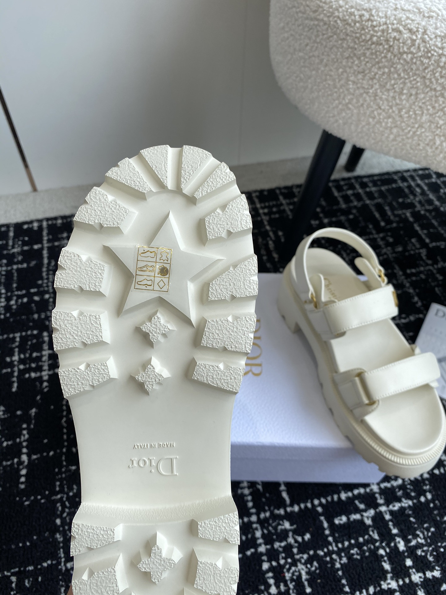 UA Dioract Platform Sandal White
