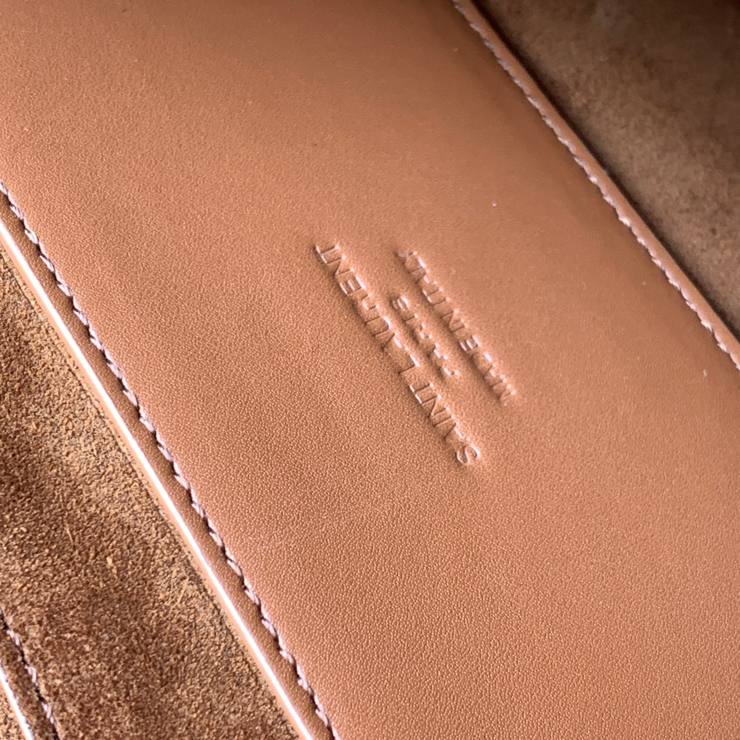 YSL KAIA SMALL SATCHEL IN SMOOTH LEATHER 7.2 X 6.1 X 2.1 INCHES