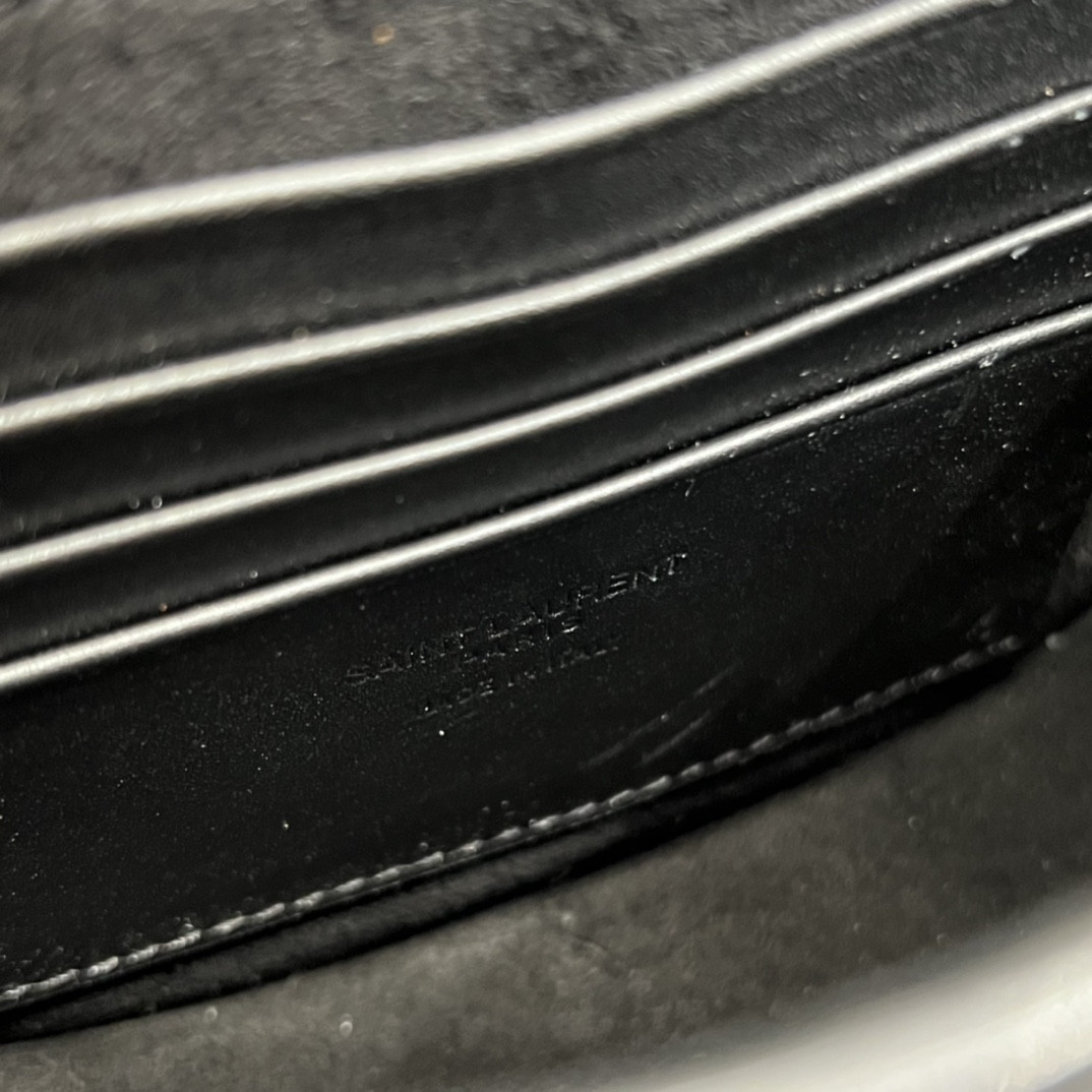 YSL KAIA SMALL SATCHEL IN SMOOTH LEATHER 15x14x4.5cm