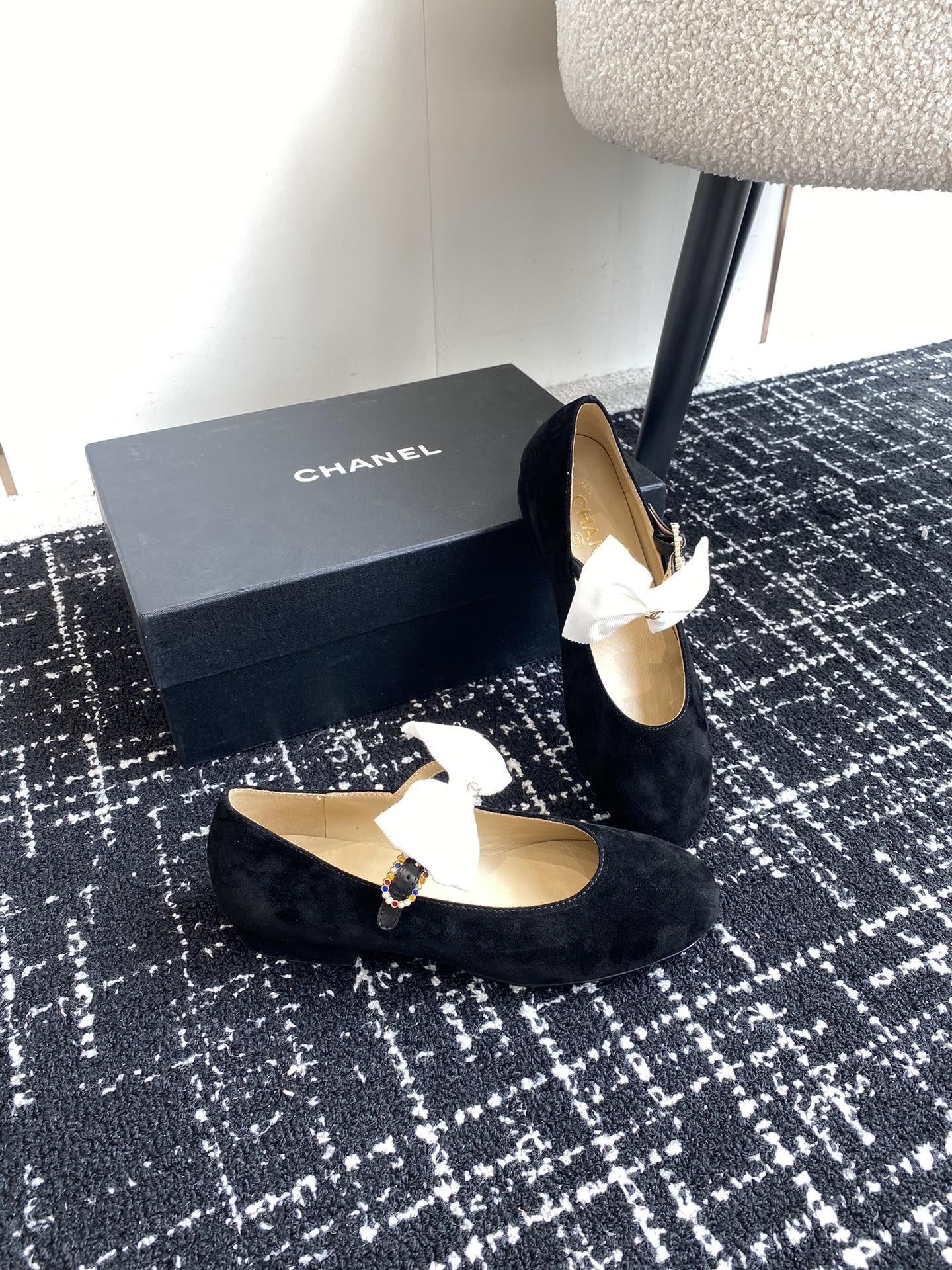 UA CHANEL MARY JANES FLAT