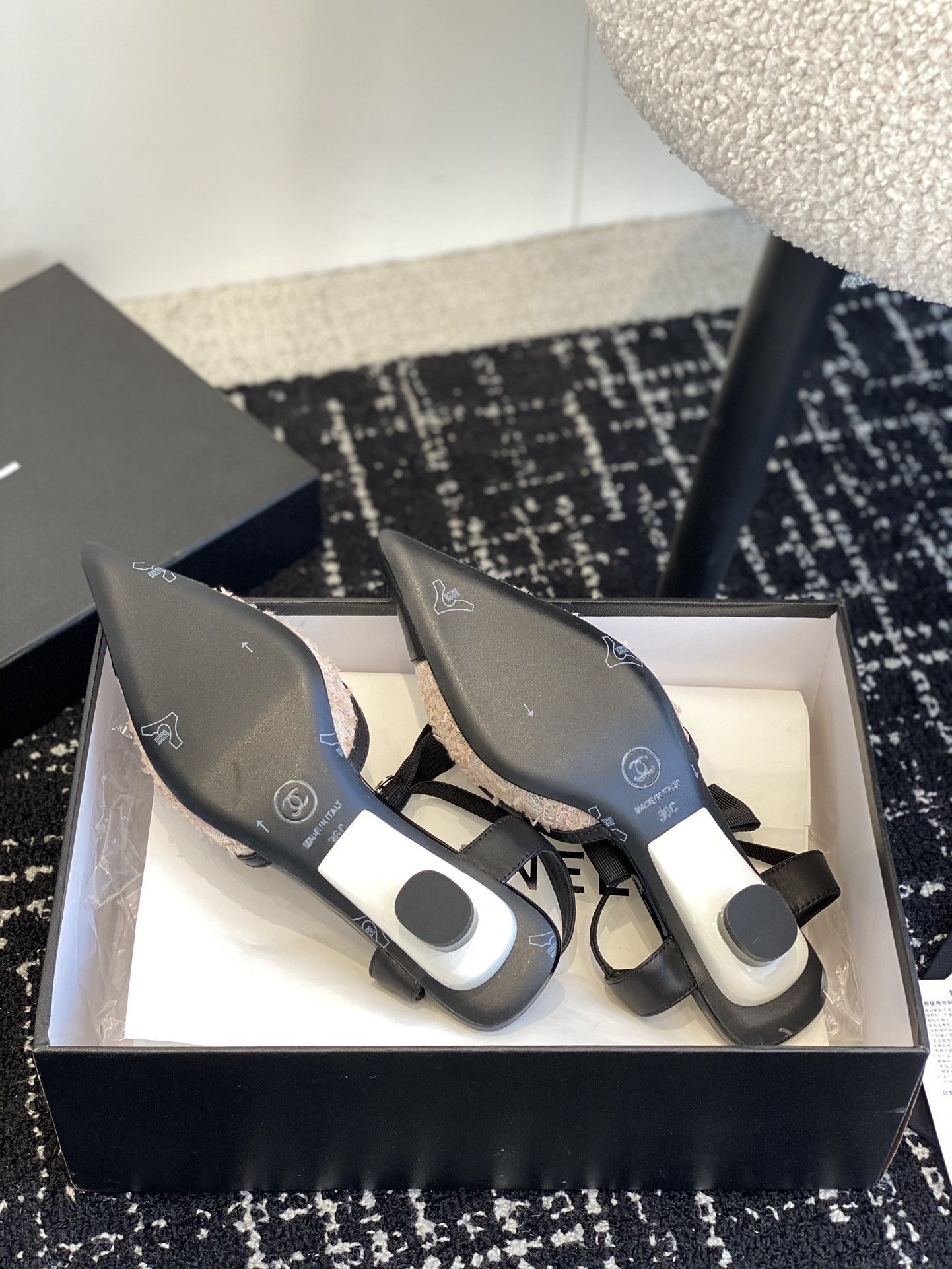 UA CHANEL SLINGBACKS