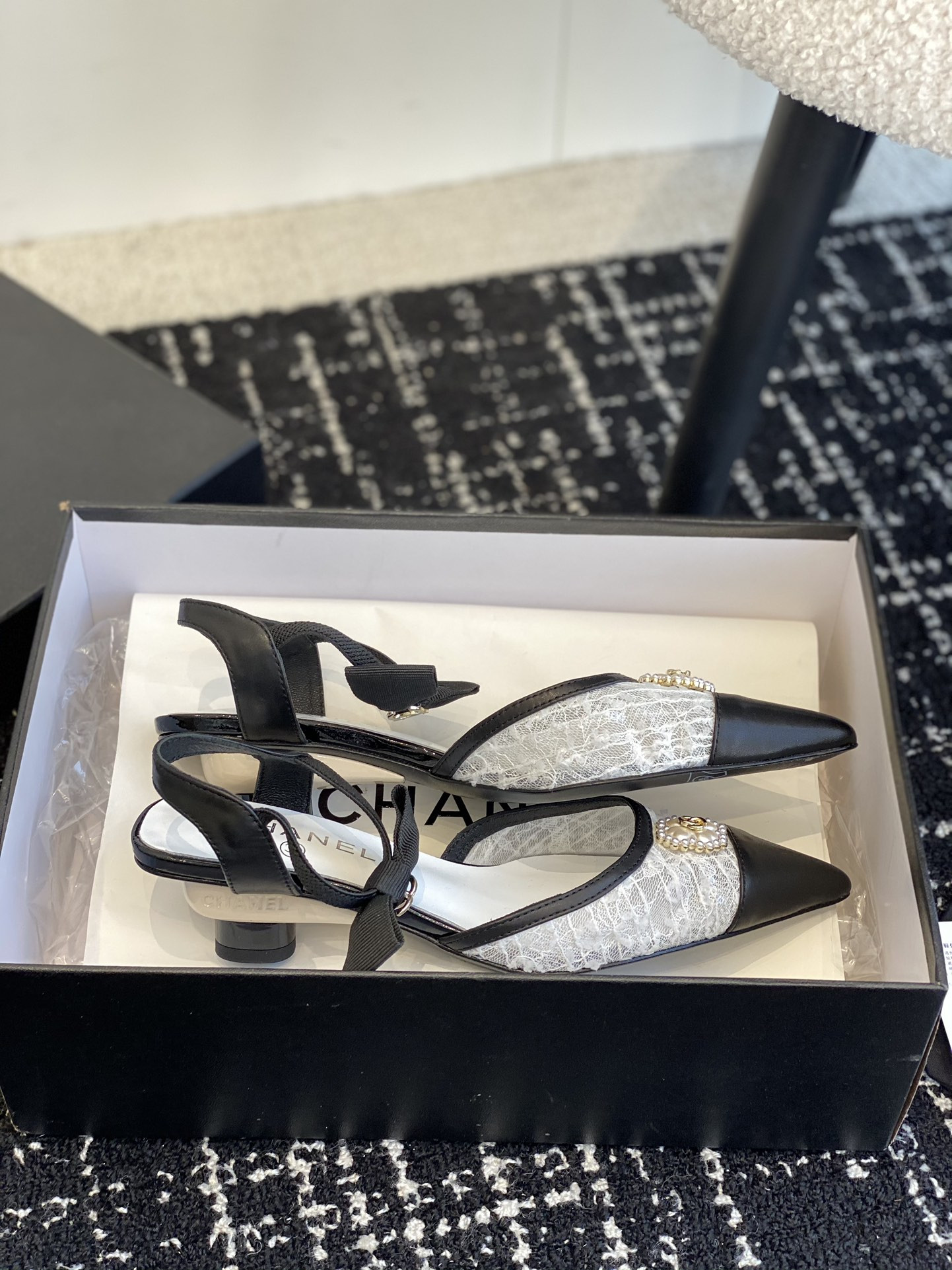 UA CHANEL SLINGBACKS