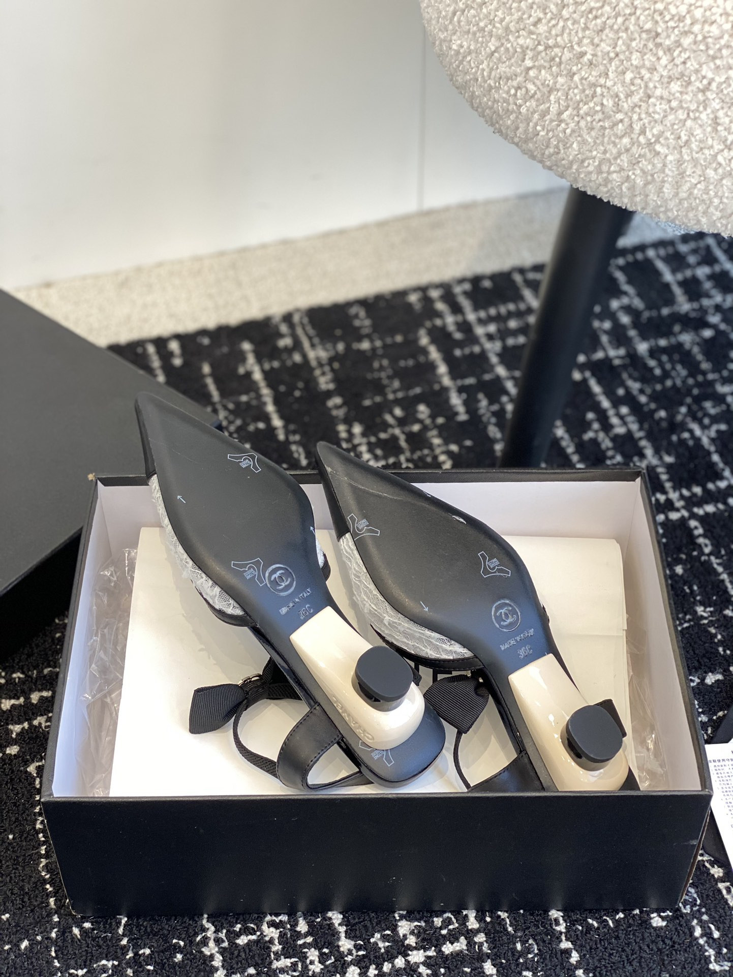 UA CHANEL SLINGBACKS