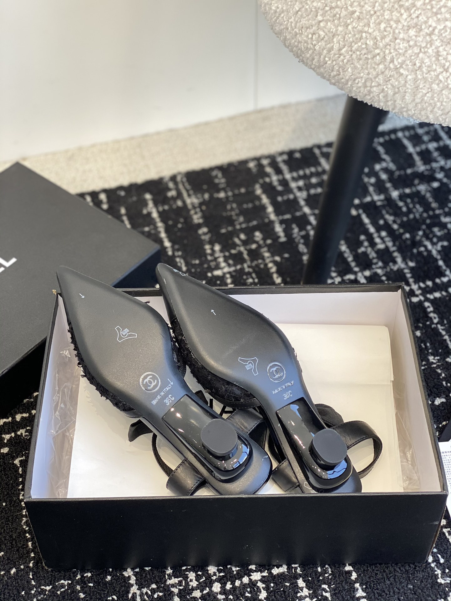 UA CHANEL SLINGBACKS