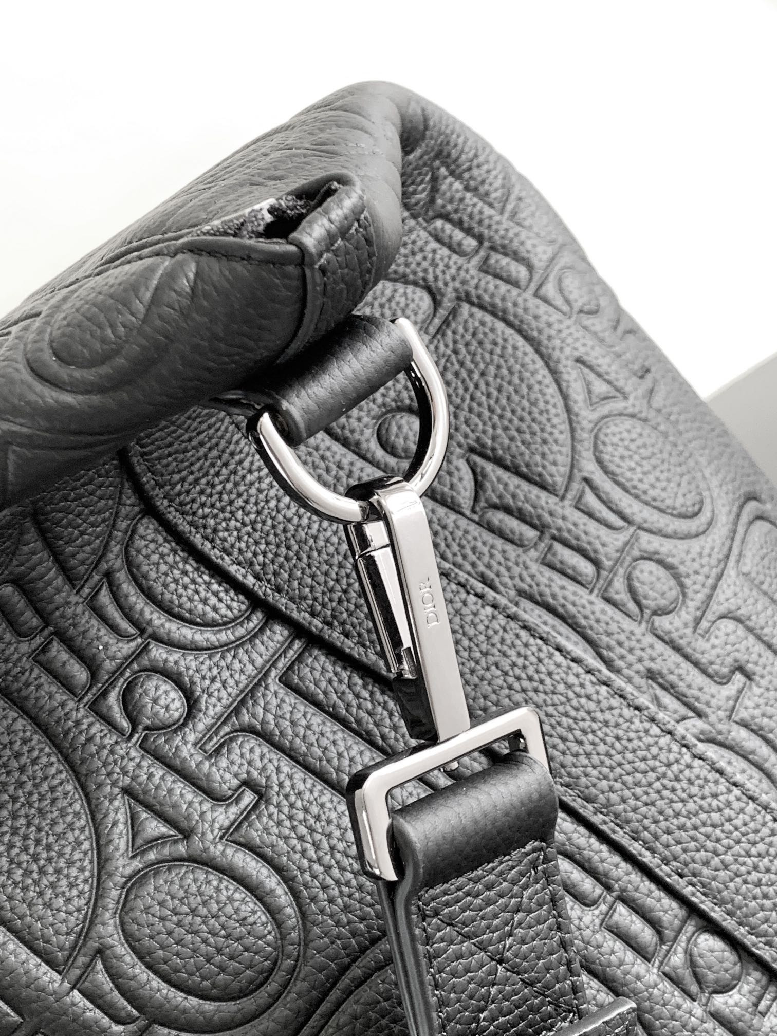 Dior Weekender 40 Black Dior Gravity Leather and Black Grained Calfskin 57.5 x 34.5 x 22 cm