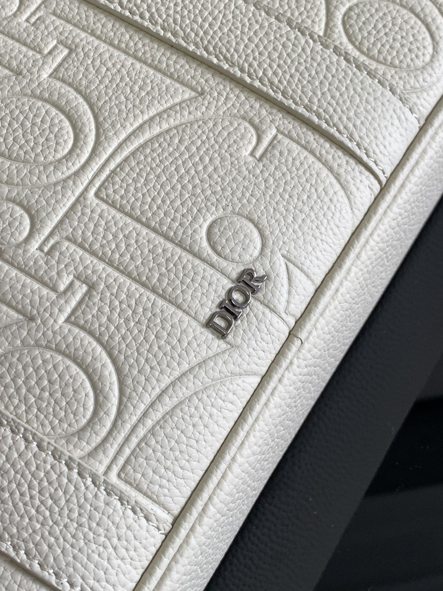 Dior Briefcase White Dior Gravity Leather and White Grained Calfskin 37 x 28 x 6 cm