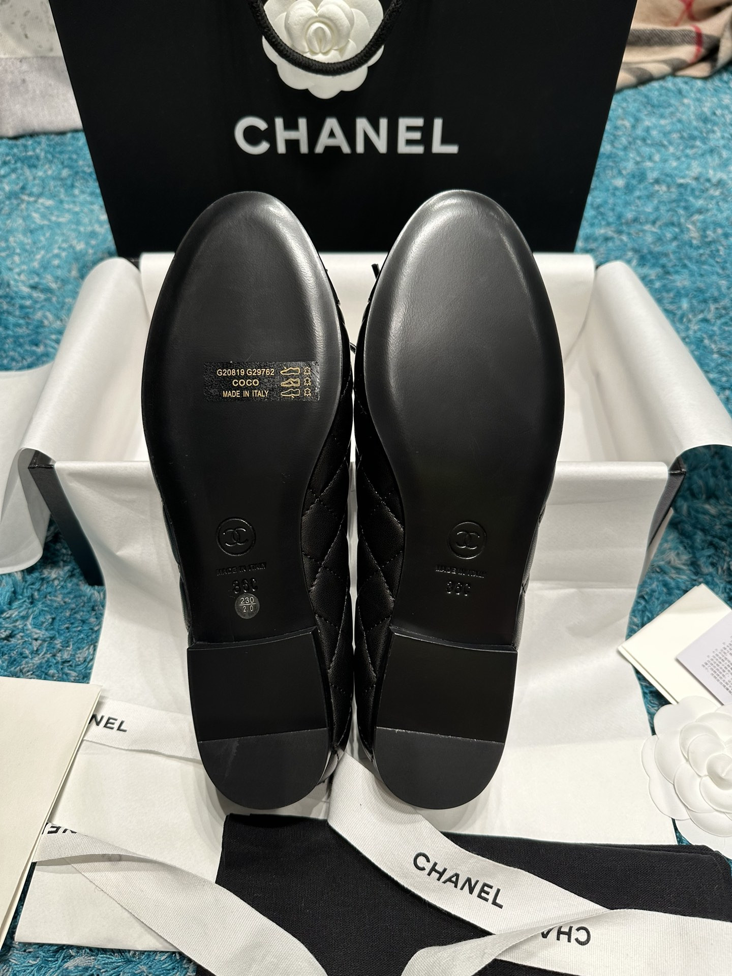 UA CHANEL BALLET FLATS