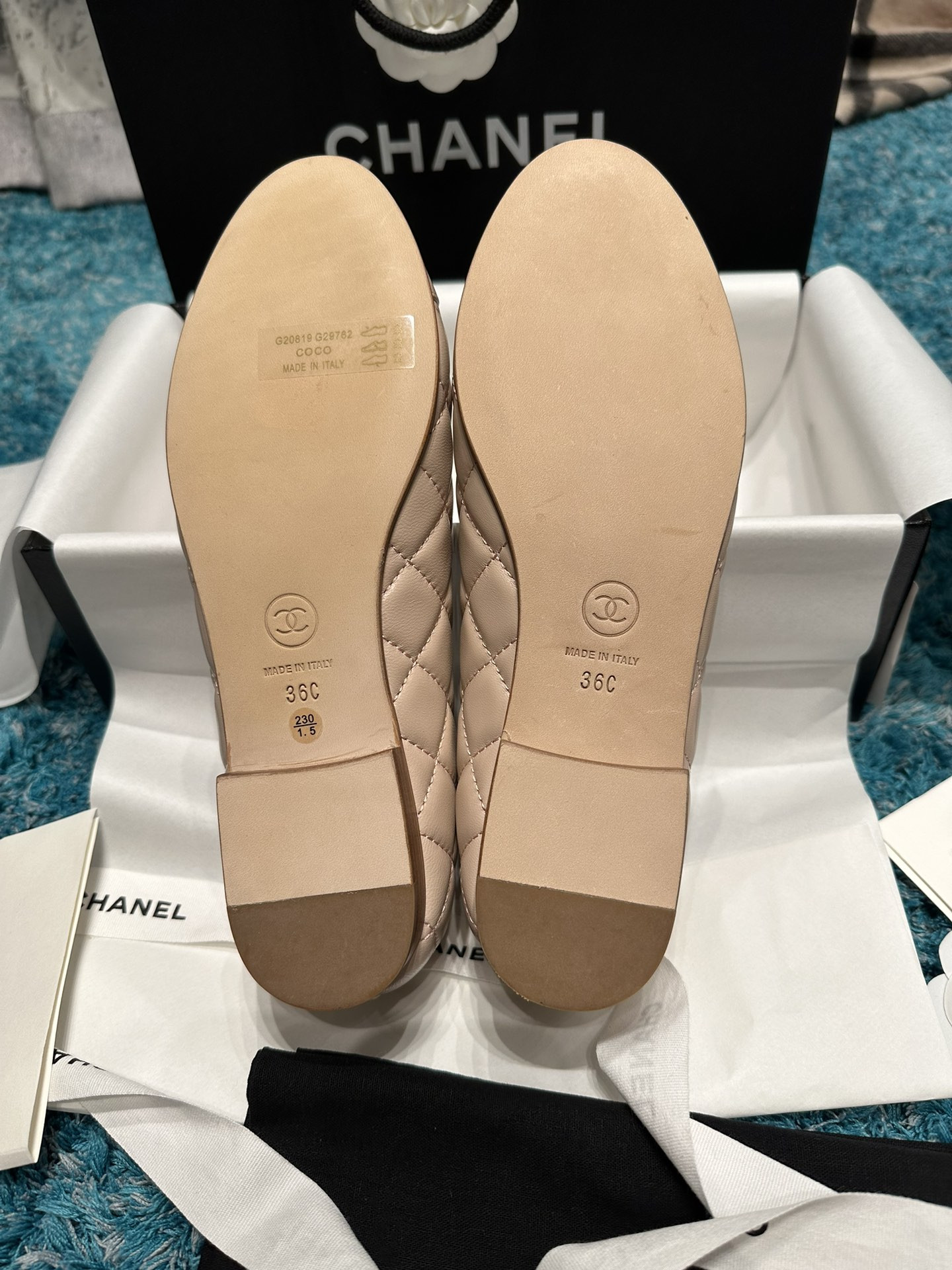UA CHANEL BALLET FLATS