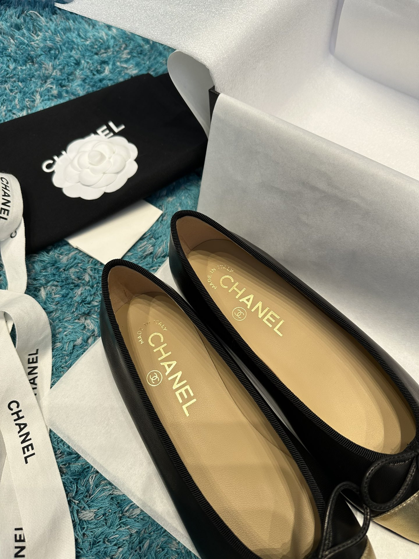 UA CHANEL BALLET FLATS