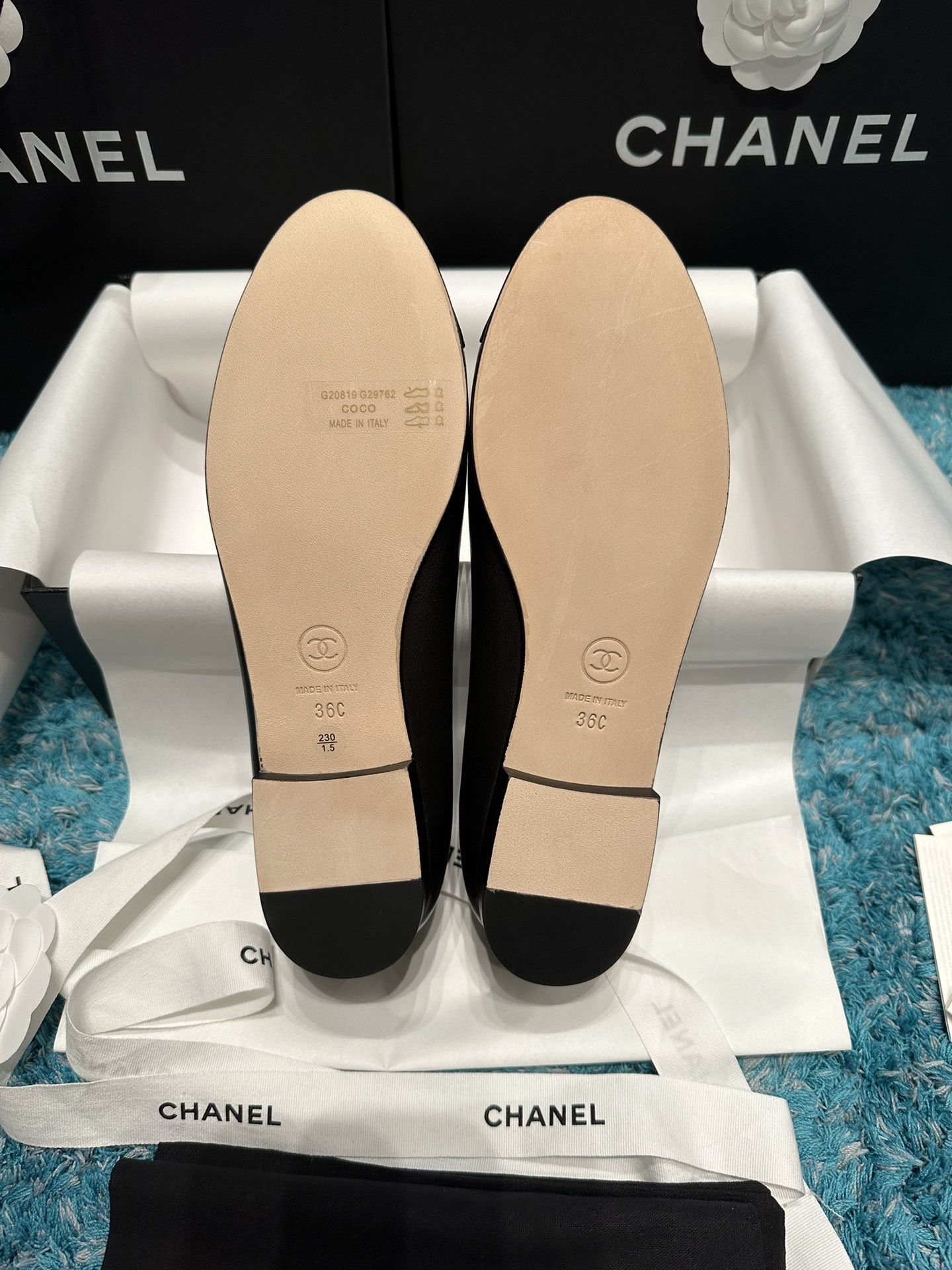 UA CHANEL BALLET FLATS