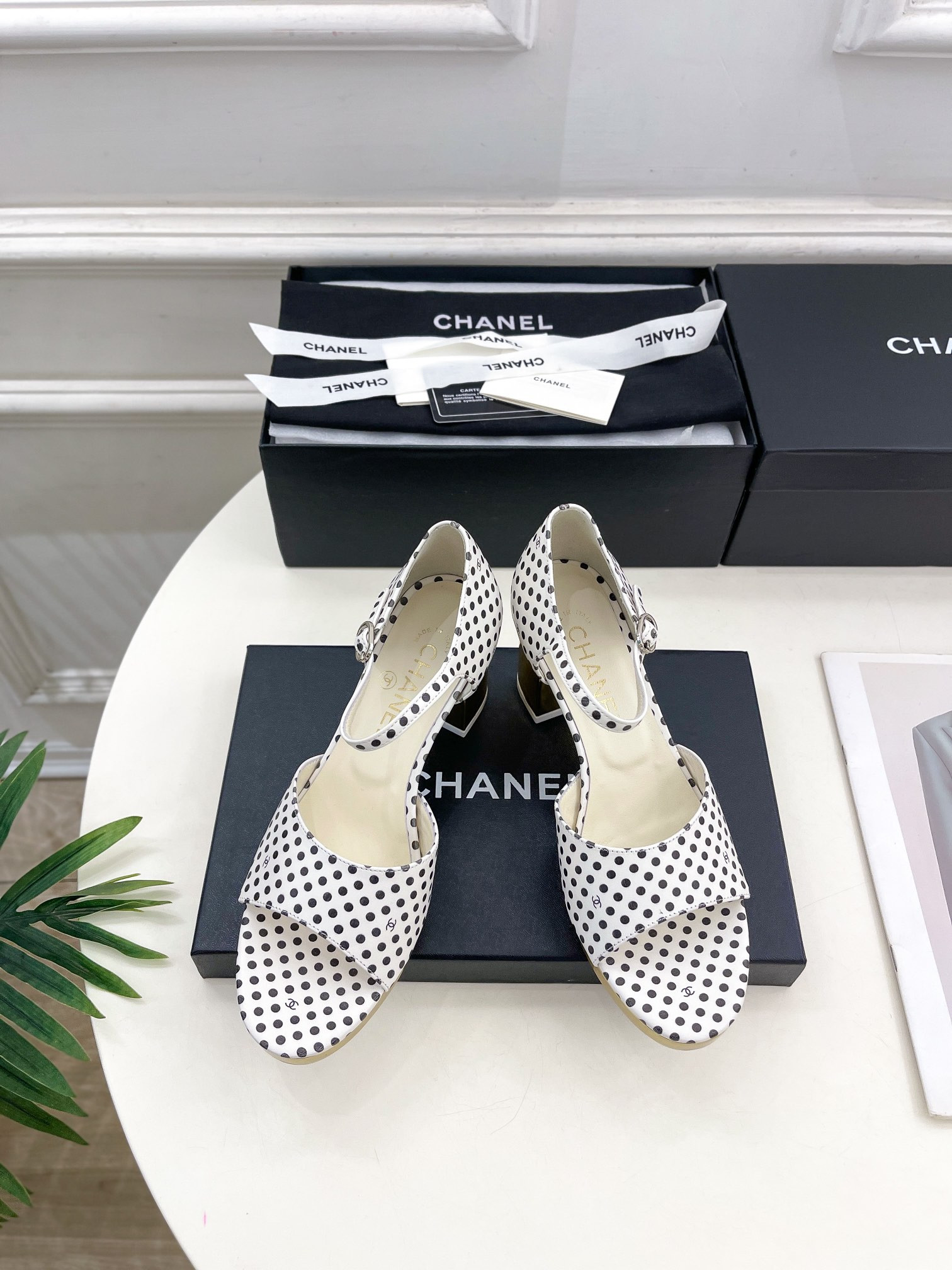 UA CHANEL HEELED SANDALS