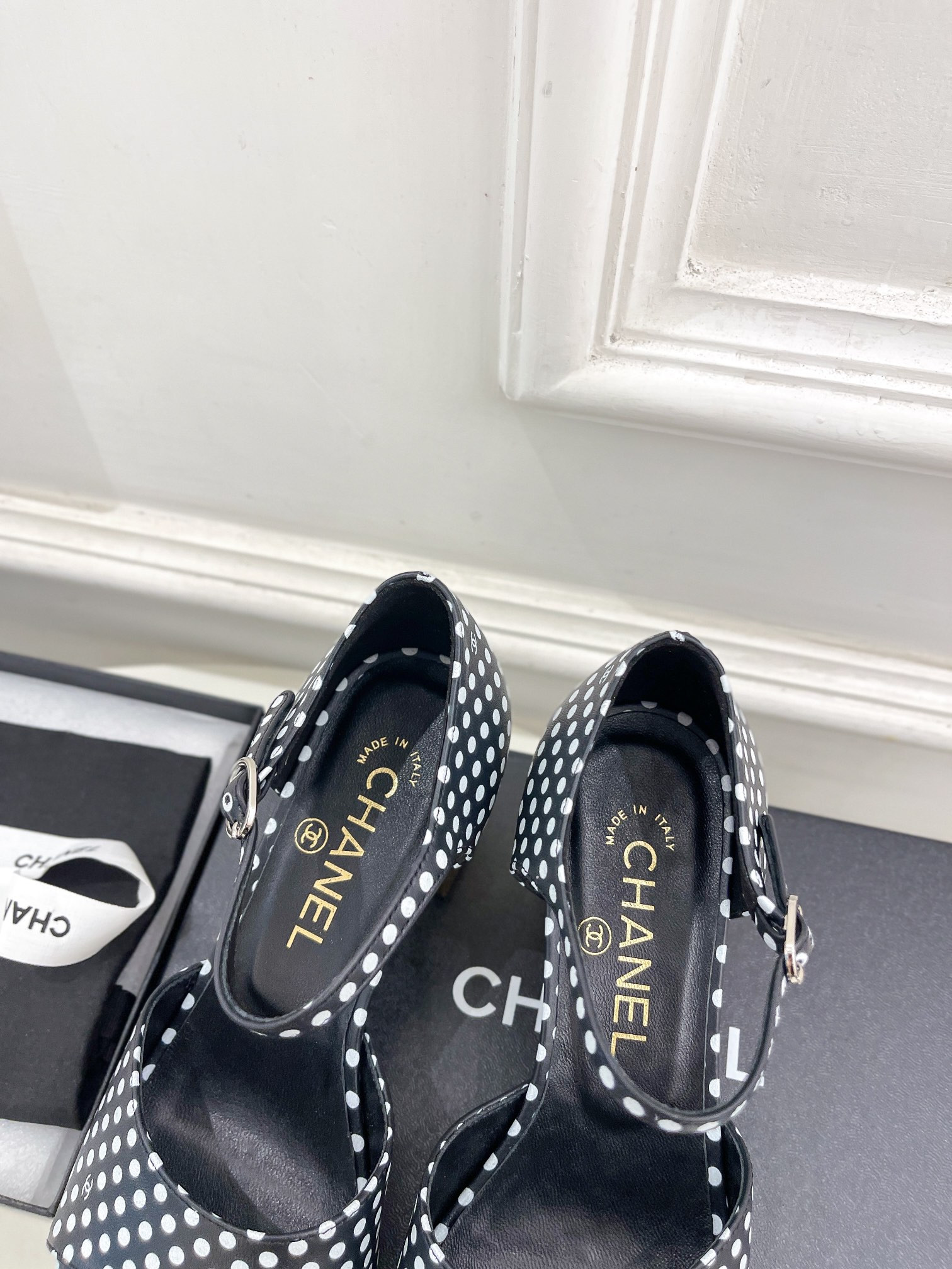 UA CHANEL HEELED SANDALS