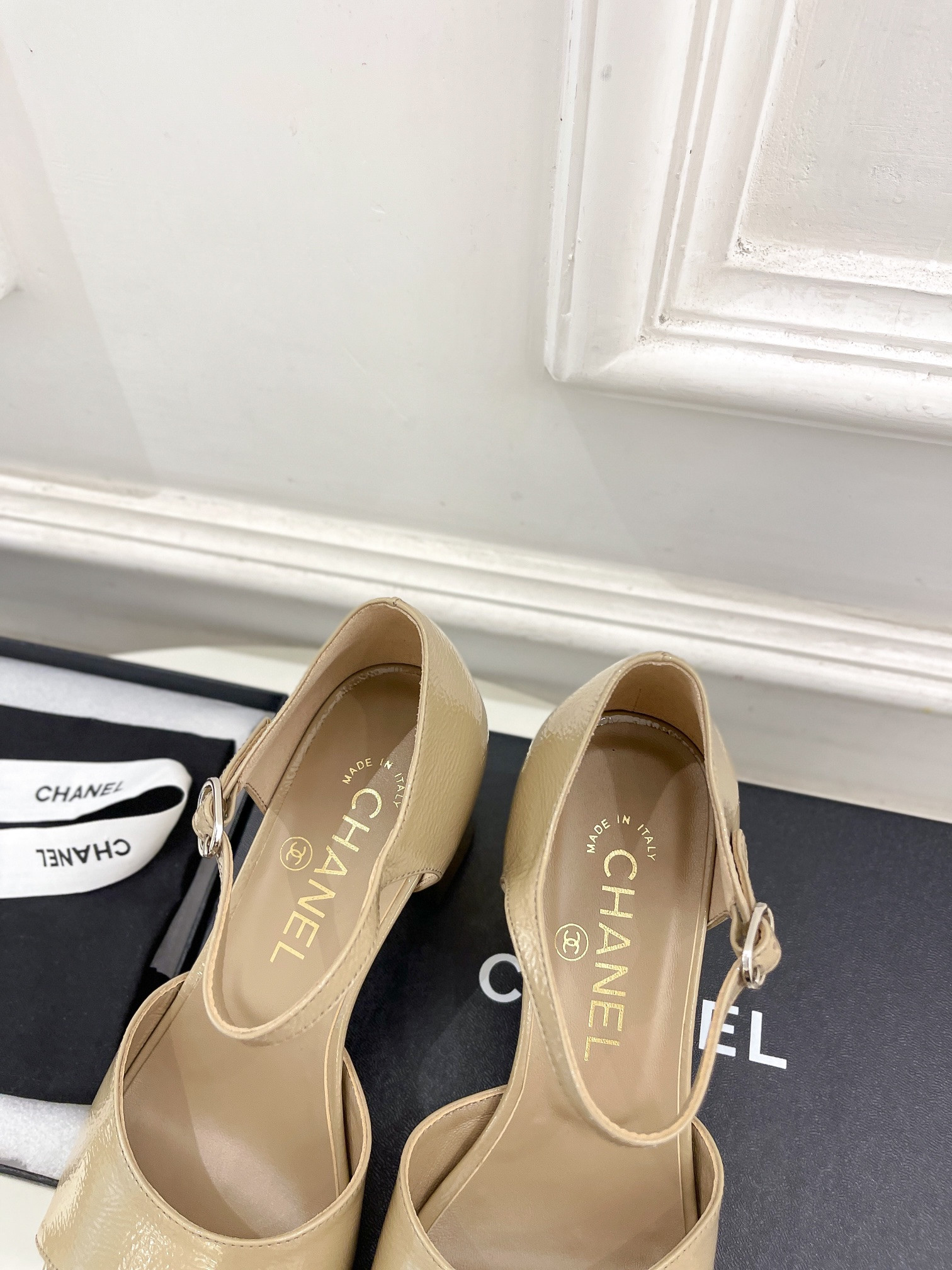 UA CHANEL HEELED SANDALS