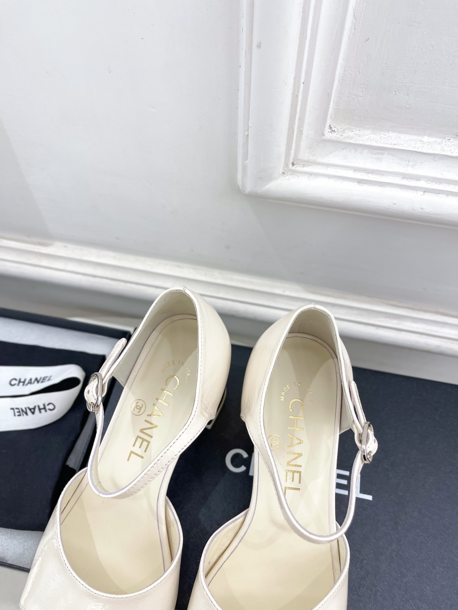 UA CHANEL HEELED SANDALS