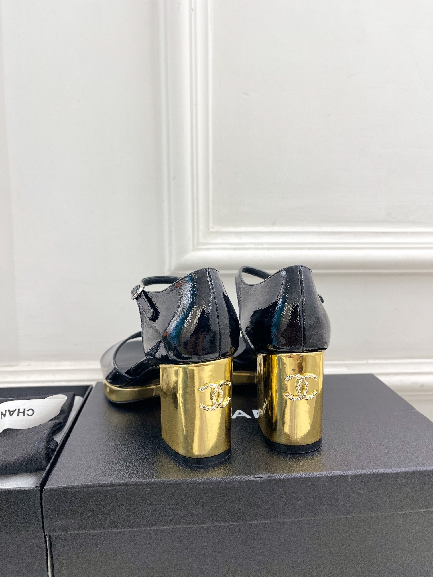 UA CHANEL HEELED SANDALS