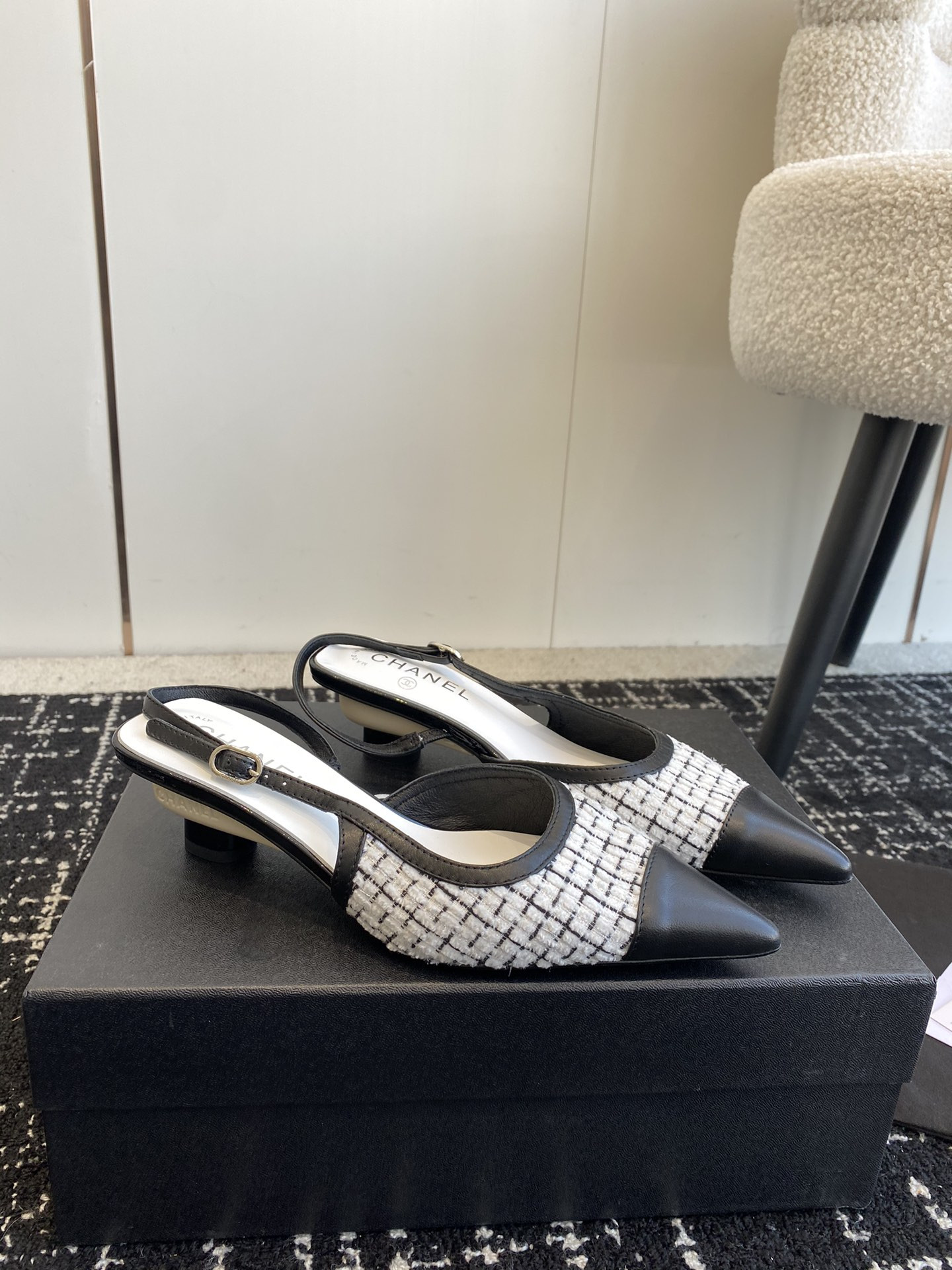 UA CHANEL SLINGBACKS