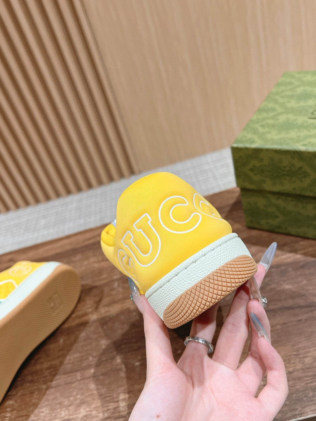 UA GUCCI SCREENER SNEAKER WITH WEB