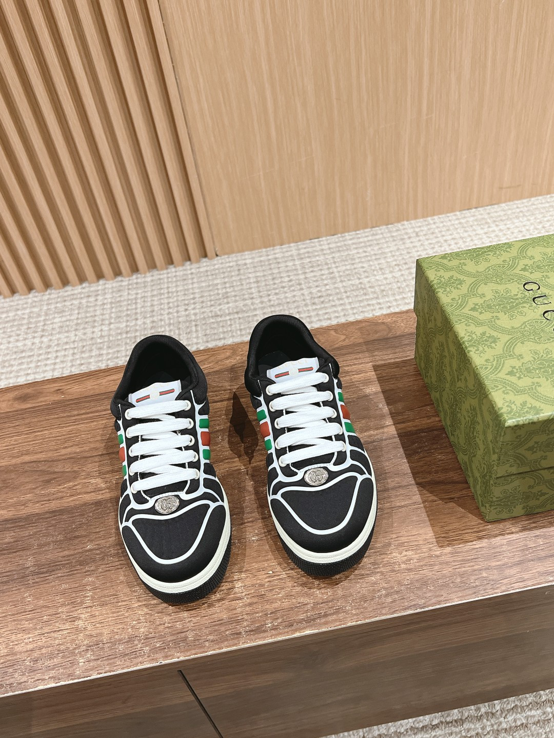 UA GUCCI SCREENER SNEAKER WITH WEB