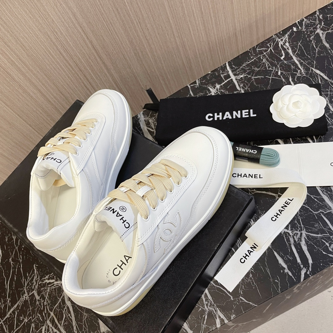 UA CHANEL SNEAKERS calfskin
