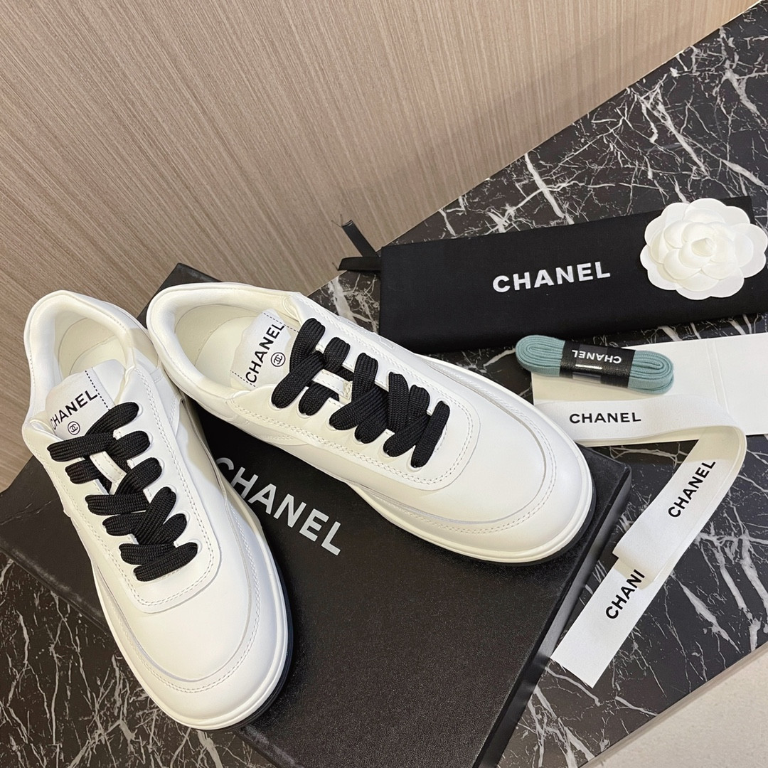 UA CHANEL SNEAKERS calfskin