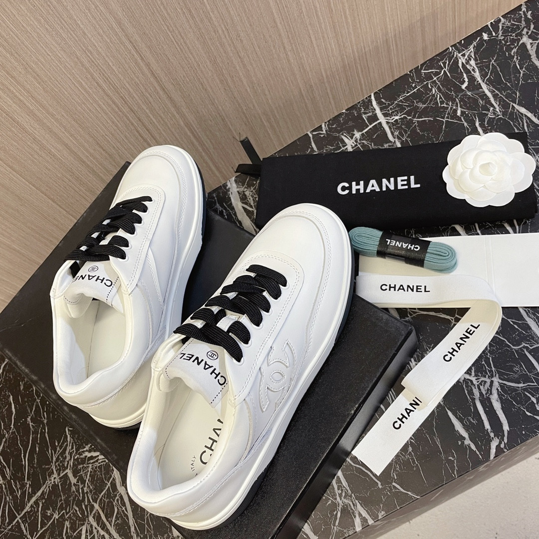 UA CHANEL SNEAKERS calfskin