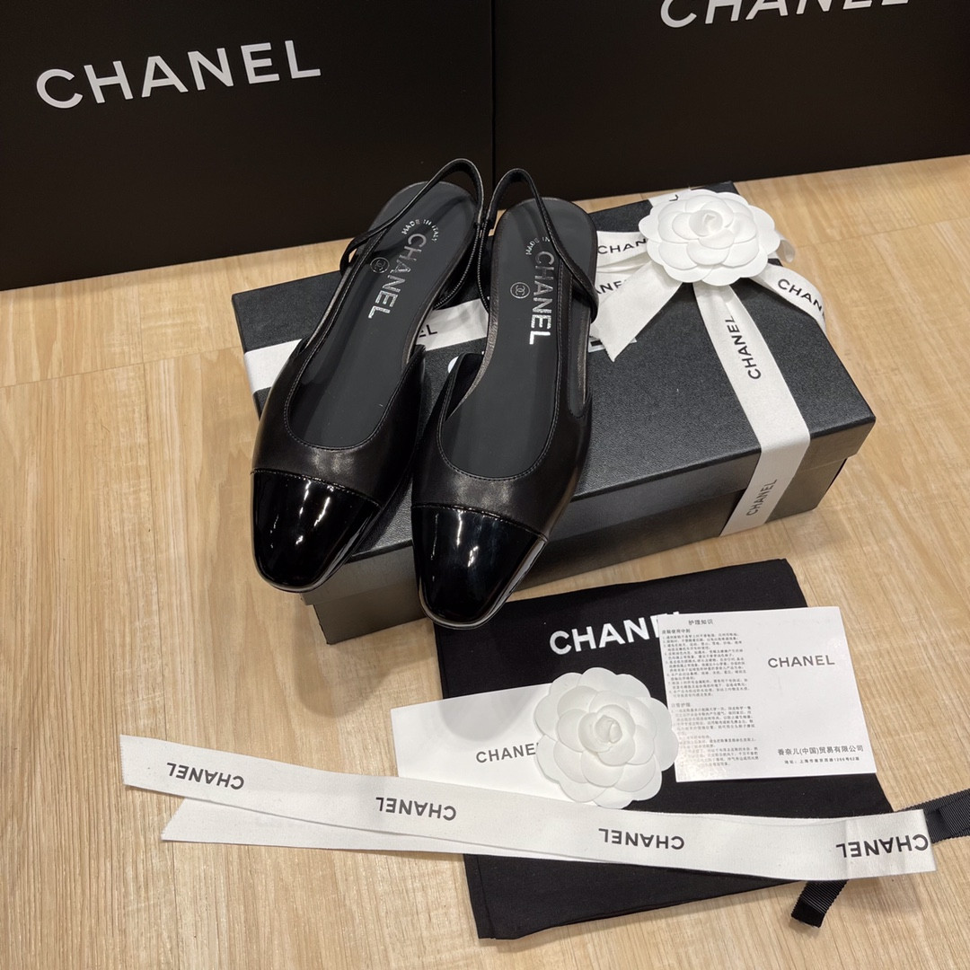 UA CHANEL SLINGBACKS FLAT
